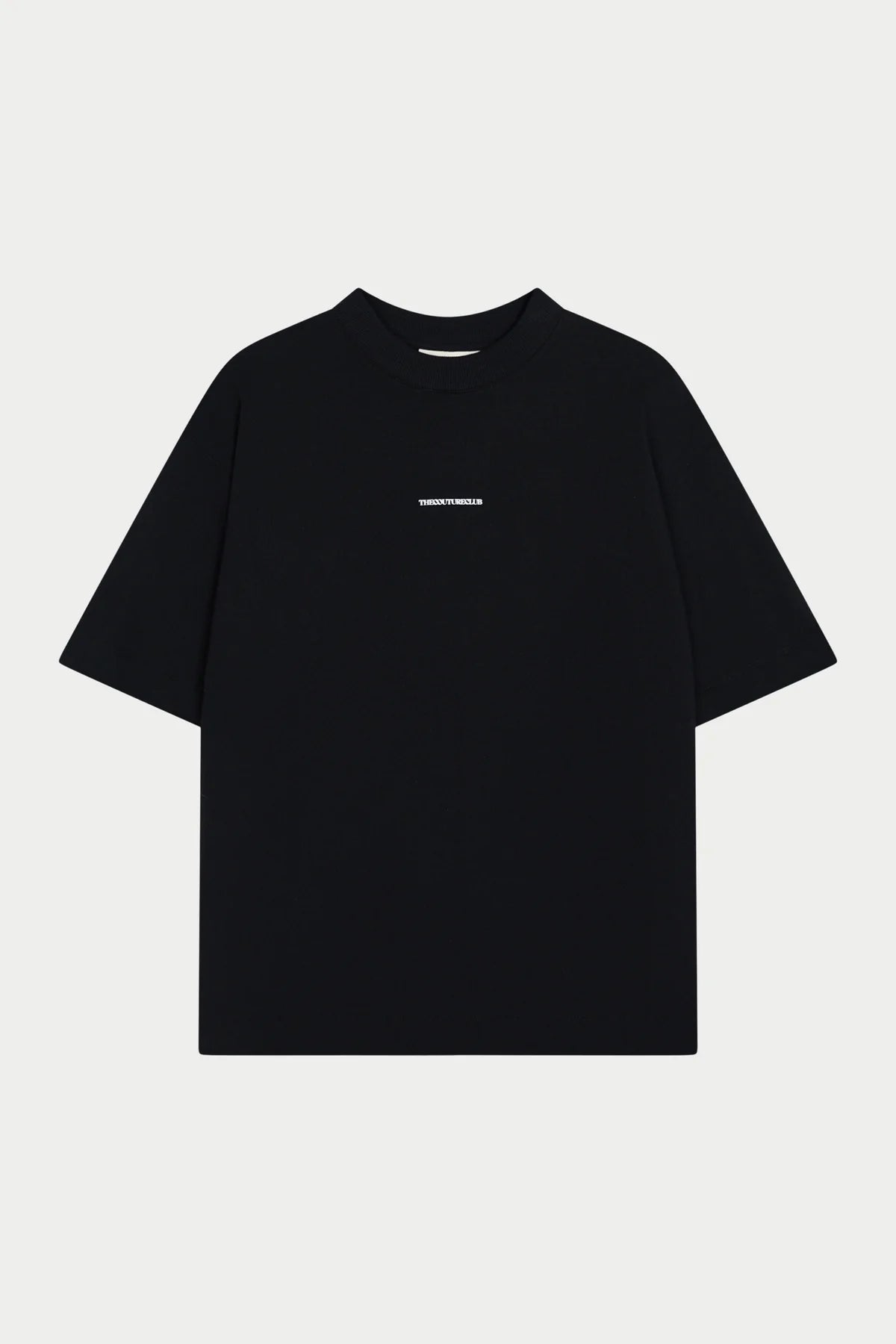 THE COUTURE CLUB DOUBLE MICRO COPYRIGHT PRINT T-SHIRT - BLACK
