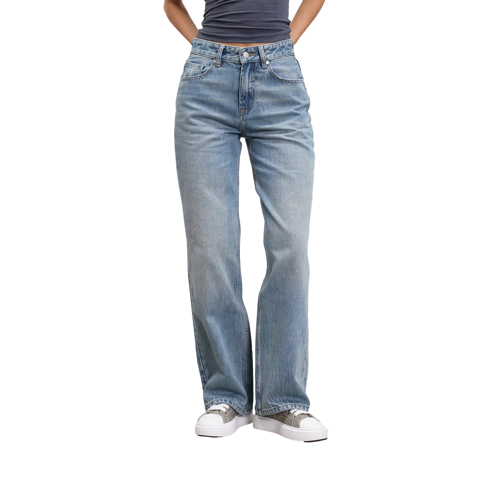 ARNE STRAIGHT DENIM JEANS BLUE