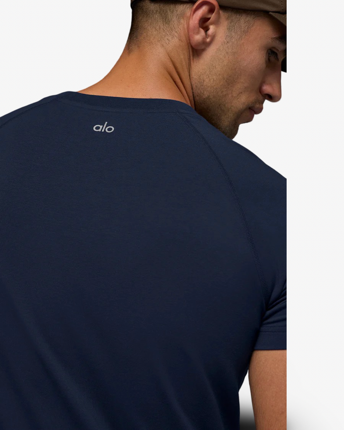 Alo Vapor Crewneck Short Sleeve - Navy