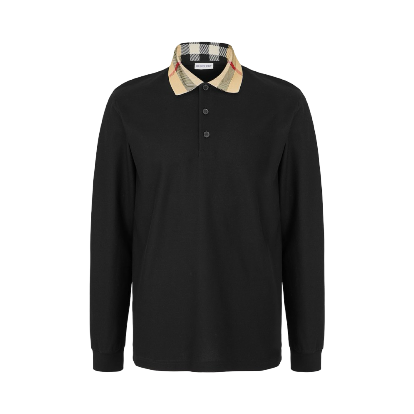 BURBERRY LONG SLEEVE POLO SHIRT