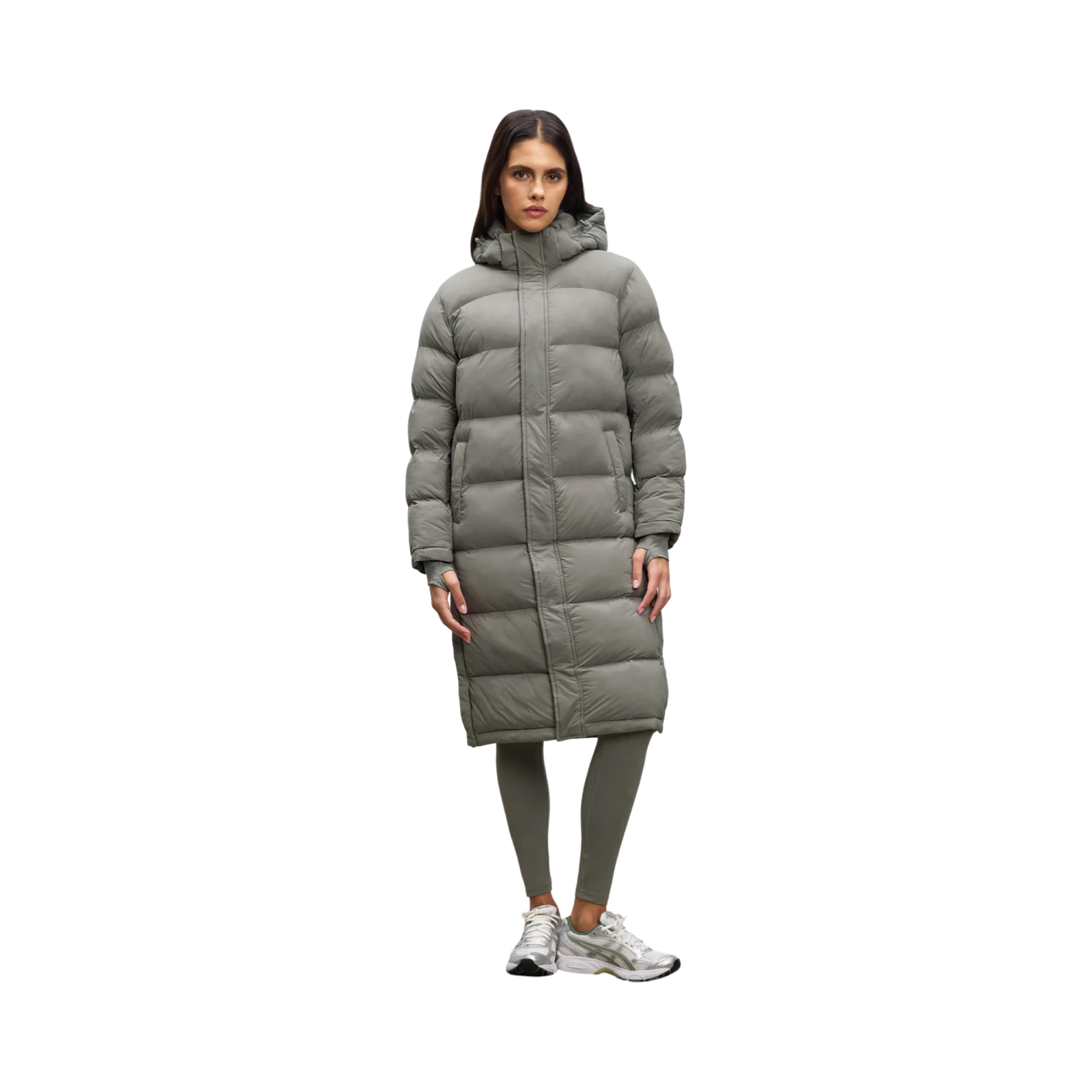 ARNE MID LENGTH PUFFER JACKET SAGE