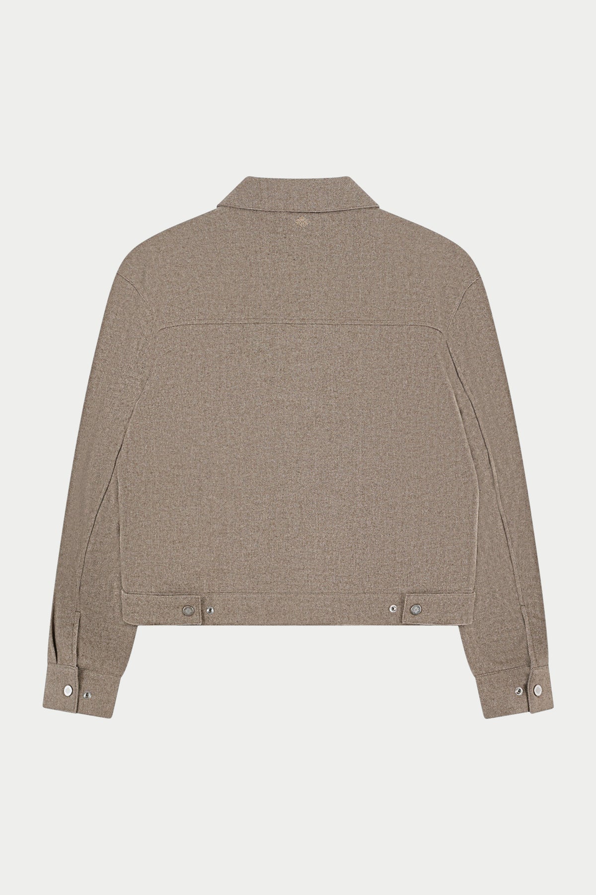 THE COUTURE CLUB TAILORED HERRINGBONE JACKET - BEIGE