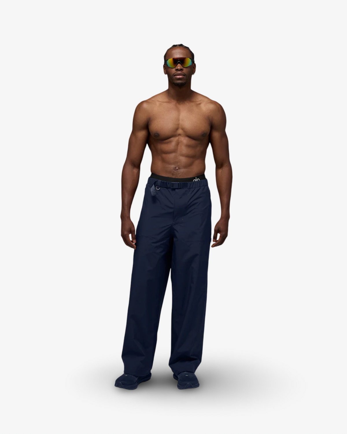 ALO ALPHA SHELL TRACKSUIT IN NAVY