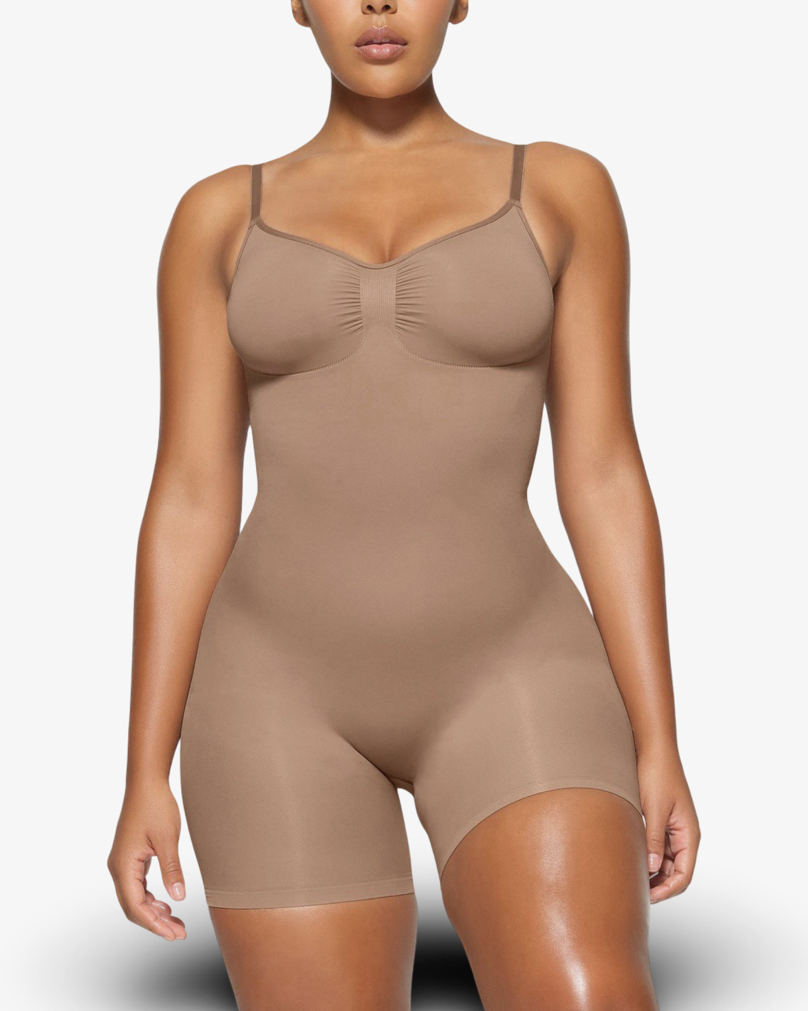 SKIMS SEAMLESS SCULPT MID THIGH BODYSUIT - SIENNA
