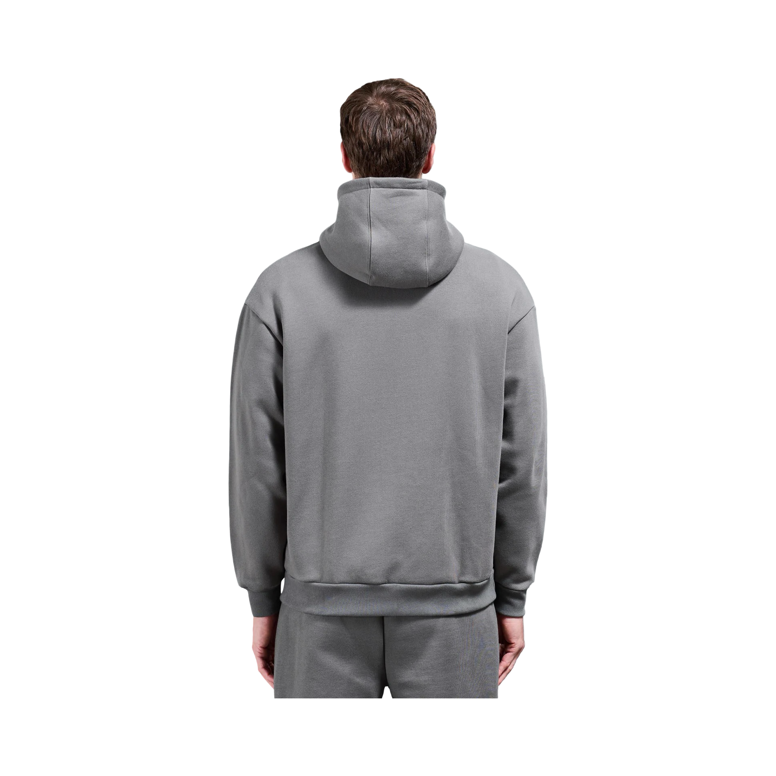 ARNE RELAXED ZIP THROUGH HOODIE GREY