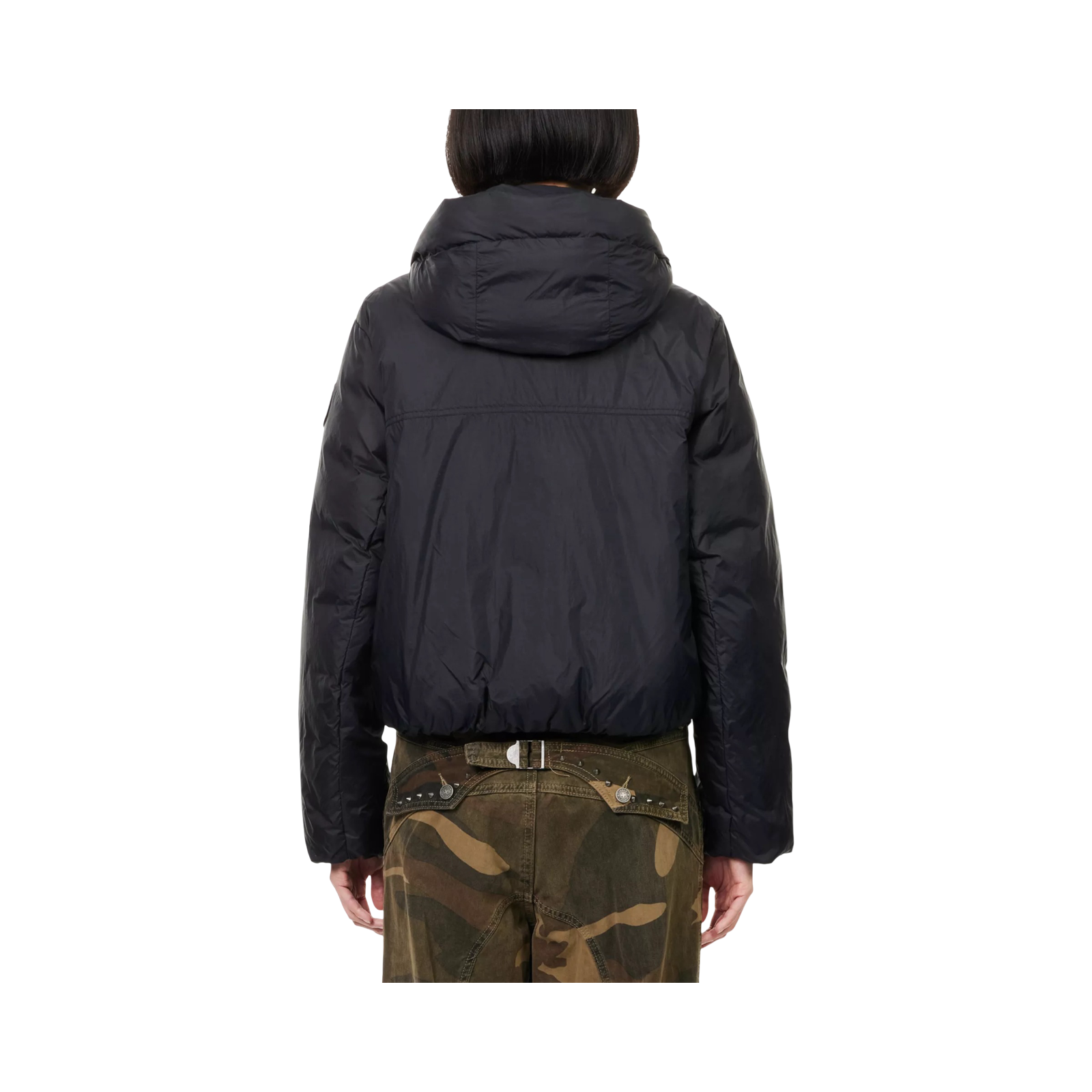 CANADA GOOSE ELBA NYLON-DOWN JACKET BLACK