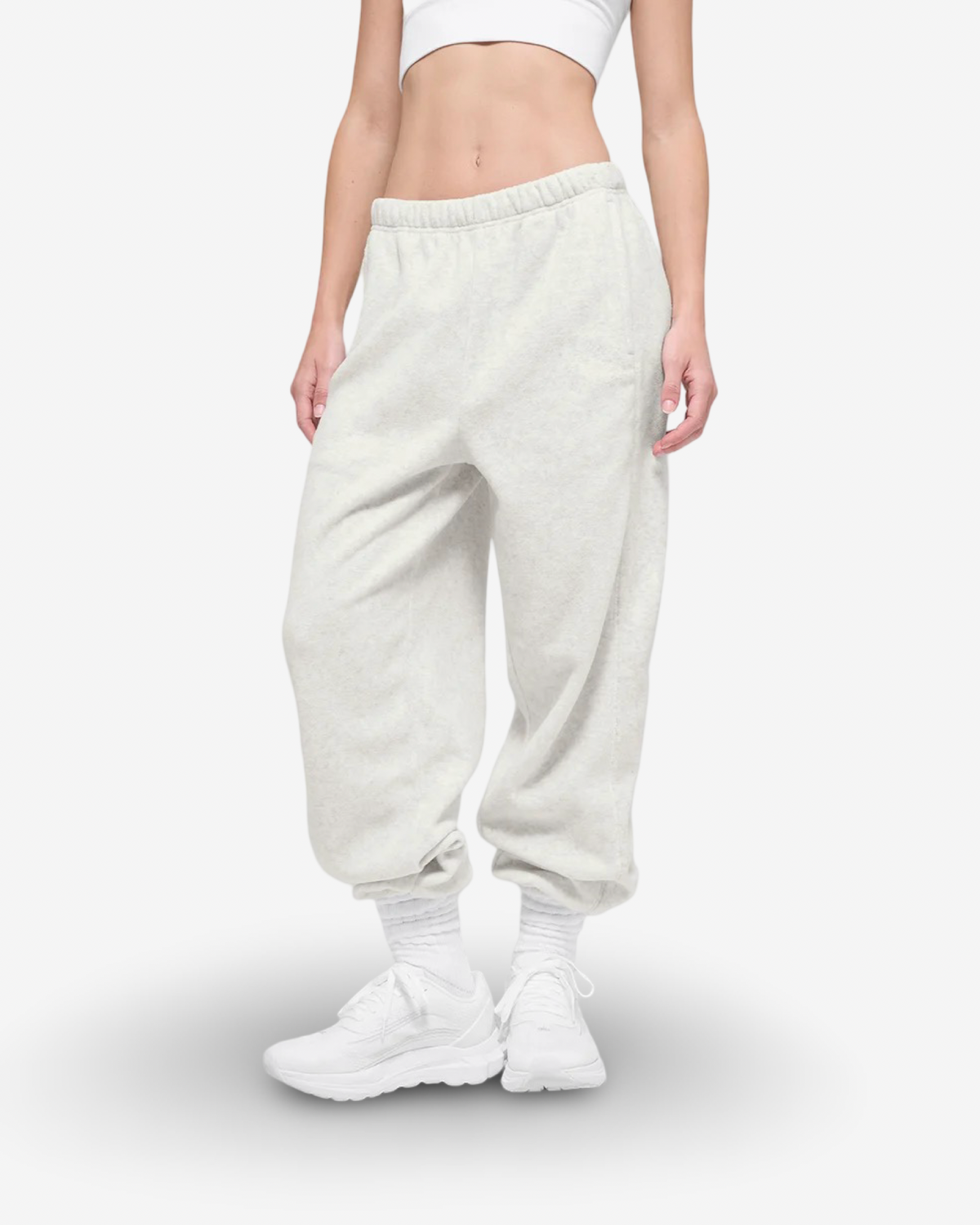 ALO POLAR FLEECE TRACKSUIT IN GREY