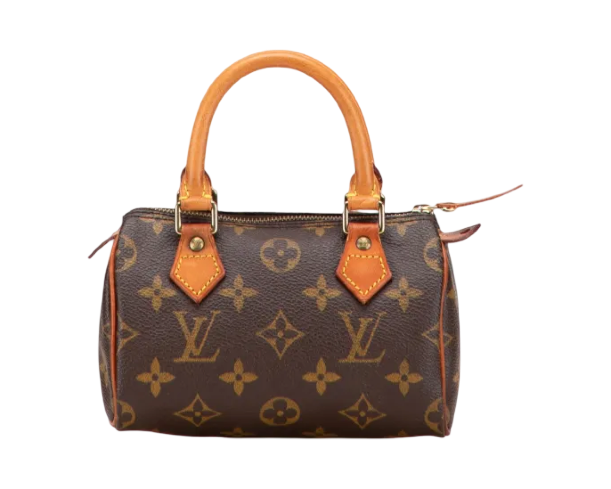 LOUIS VUITTON PRE-LOVED NANO SPEEDY MONOGRAM CROSS BODY BAG