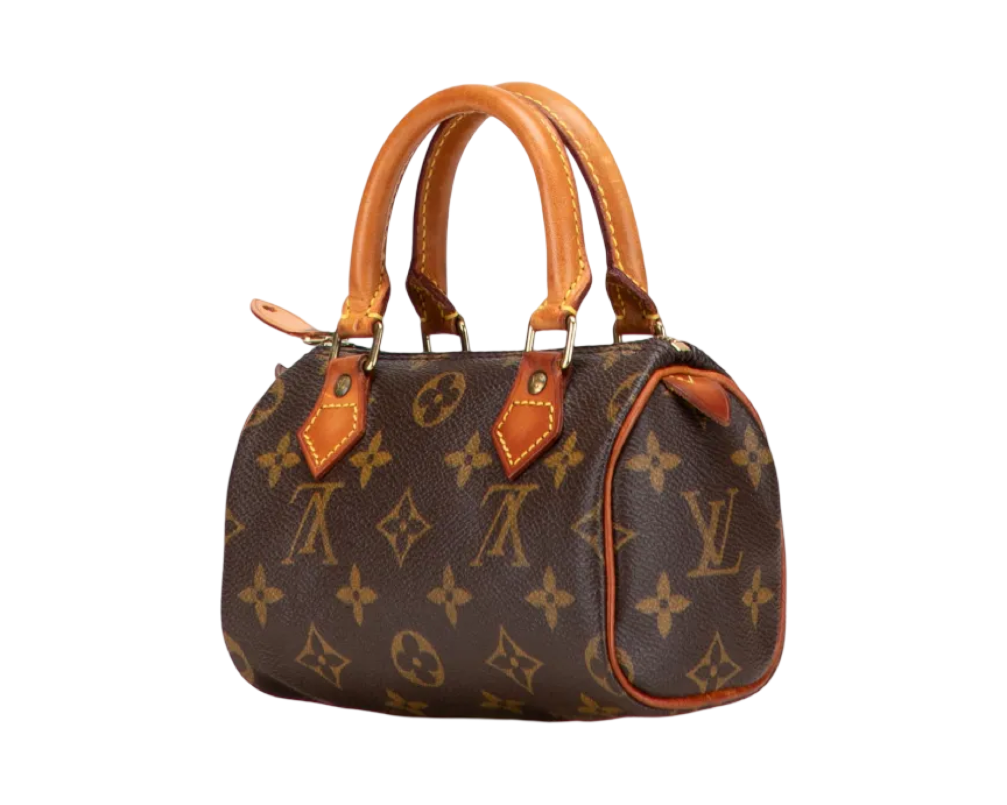 LOUIS VUITTON PRE-LOVED NANO SPEEDY MONOGRAM CROSS BODY BAG