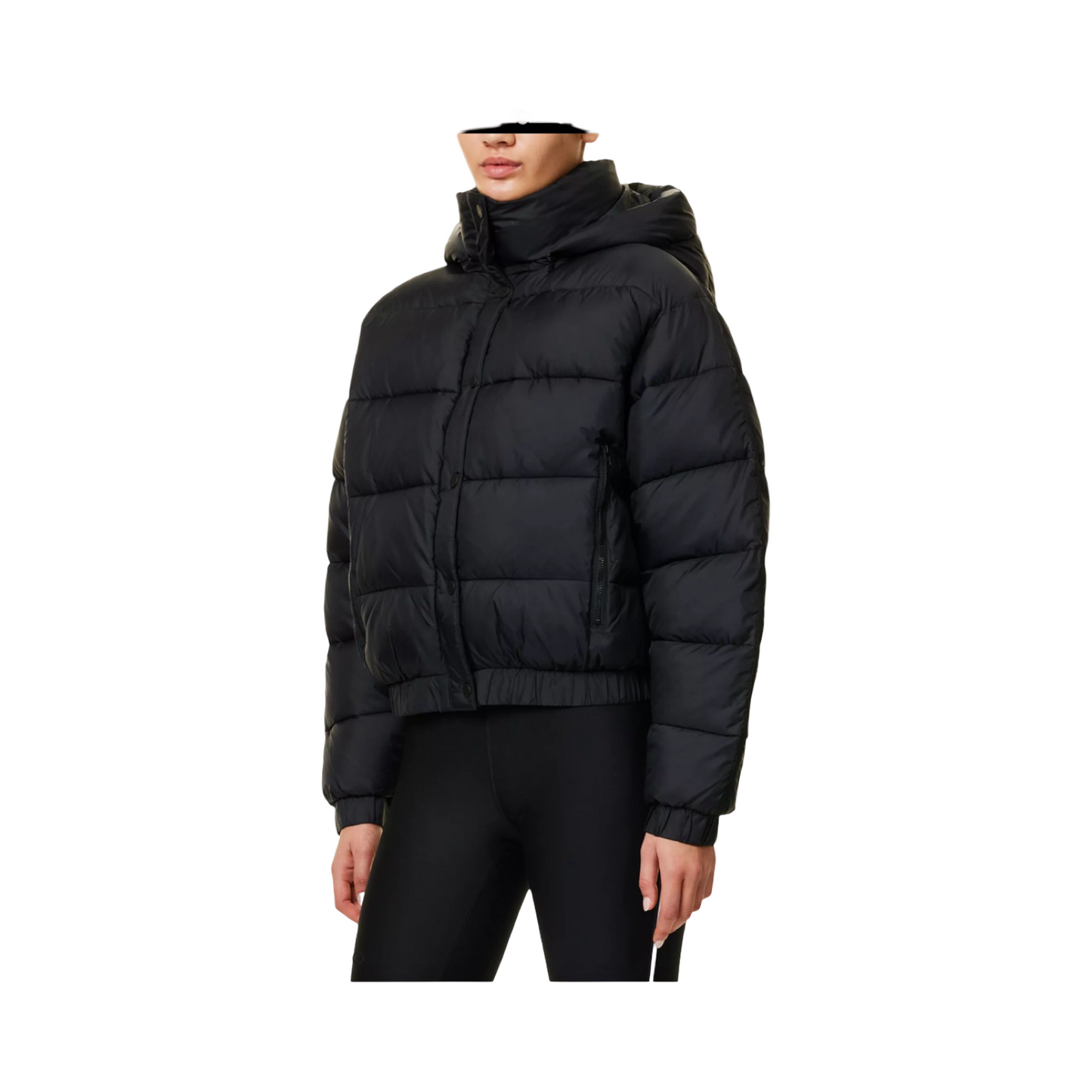 ALO ASPEN LOVE PUFFER NYLON JACKET
