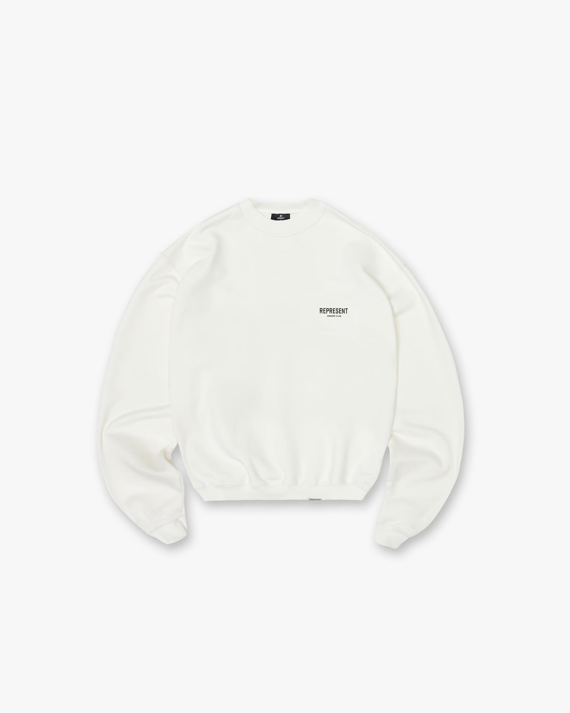 REPRESENT OWNERS CLUB SWEATSHIRT - FLAT WHITE