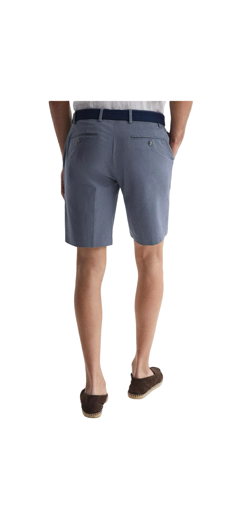 REISS WICKET CRICKET CHINO SHORTS AIRFORCE BLUE