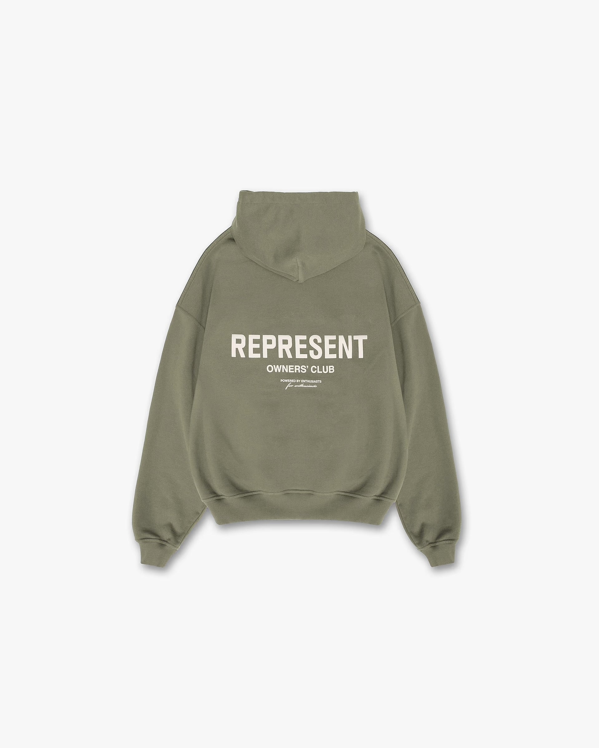 REPRESENT OWNERS CLUB HOODIE - OLIVE