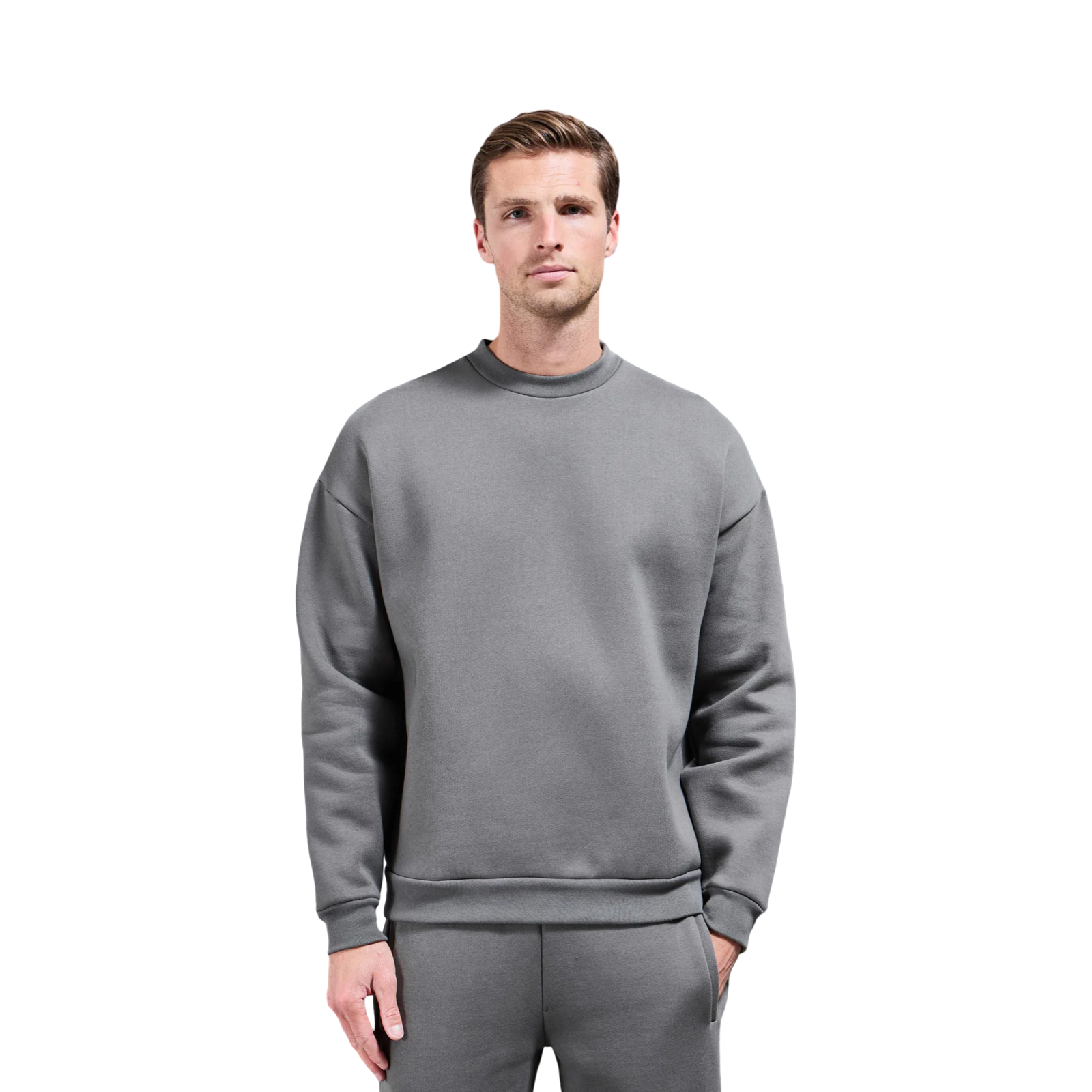ARNE RELAXED FIT SWEATSHIRT GREY