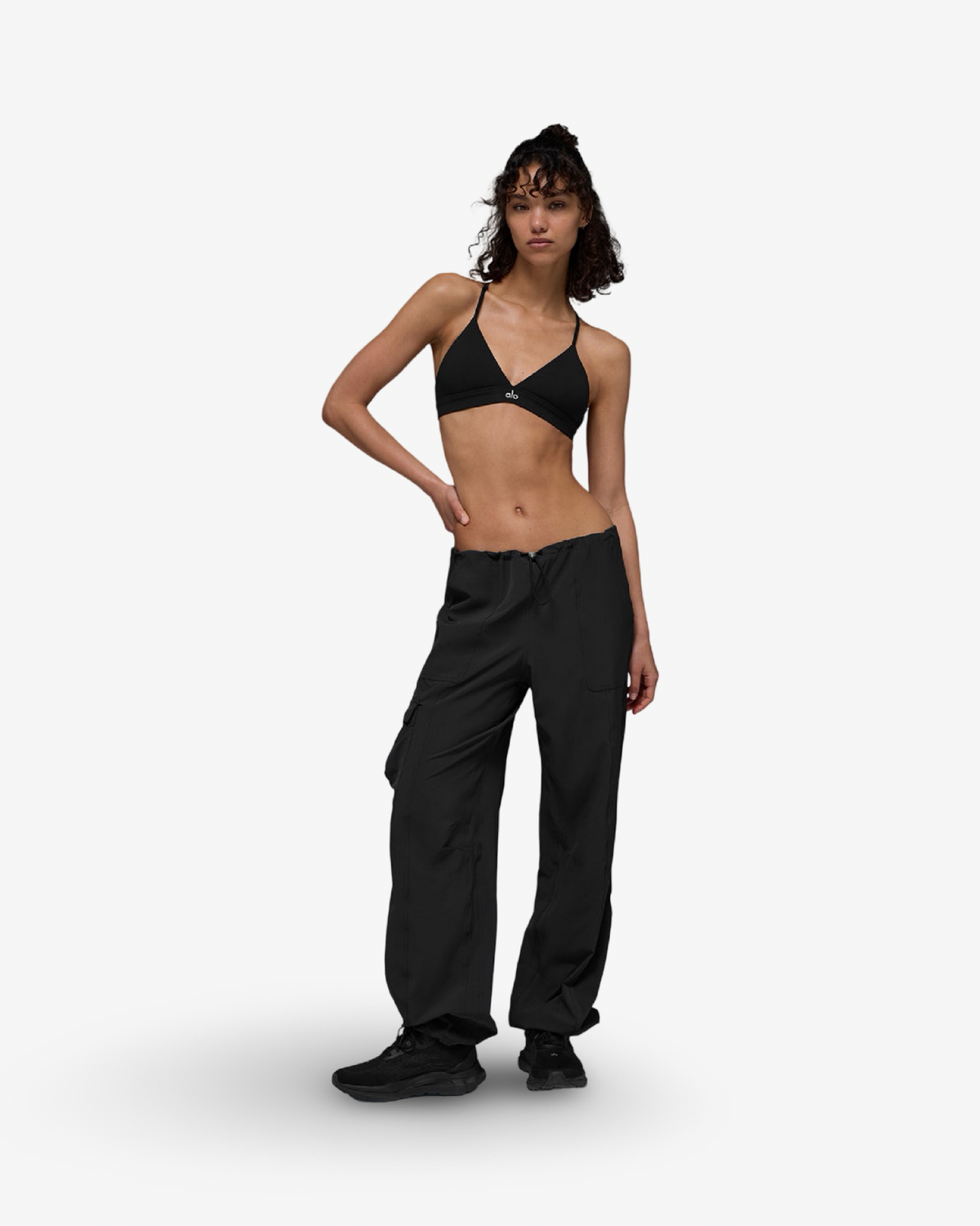 ALO SPLENDOUR BRA IN BLACK