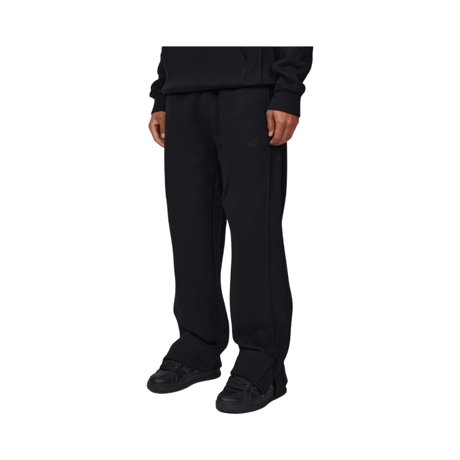 GFN MONOGRAM BLACK SWEATPANTS