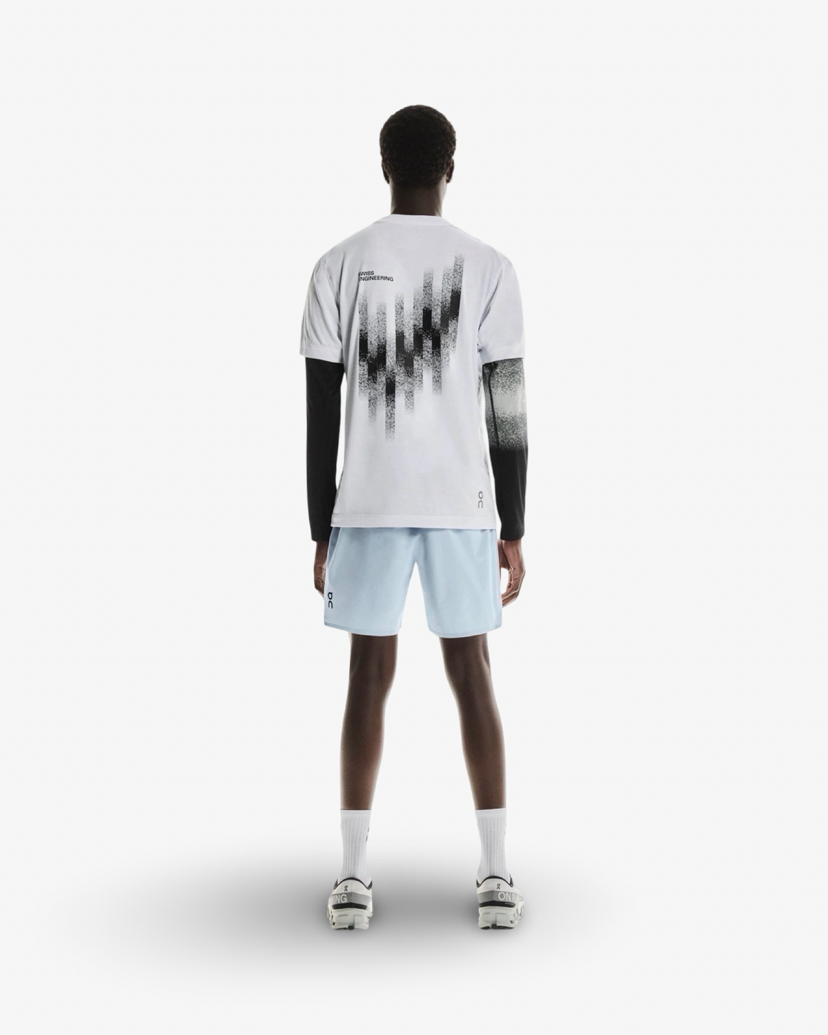 On focus shorts 1 arctic blue