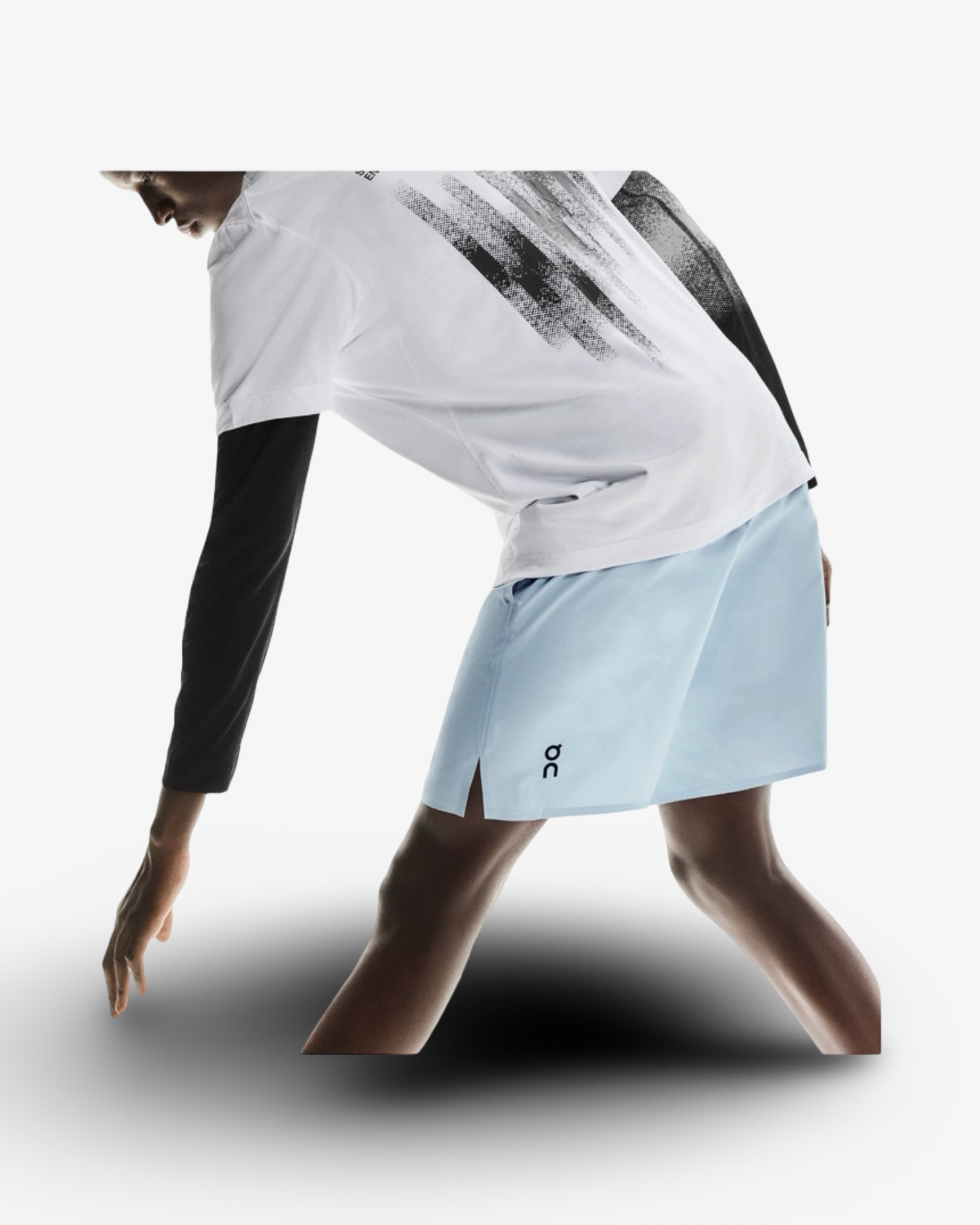 On focus shorts 1 arctic blue