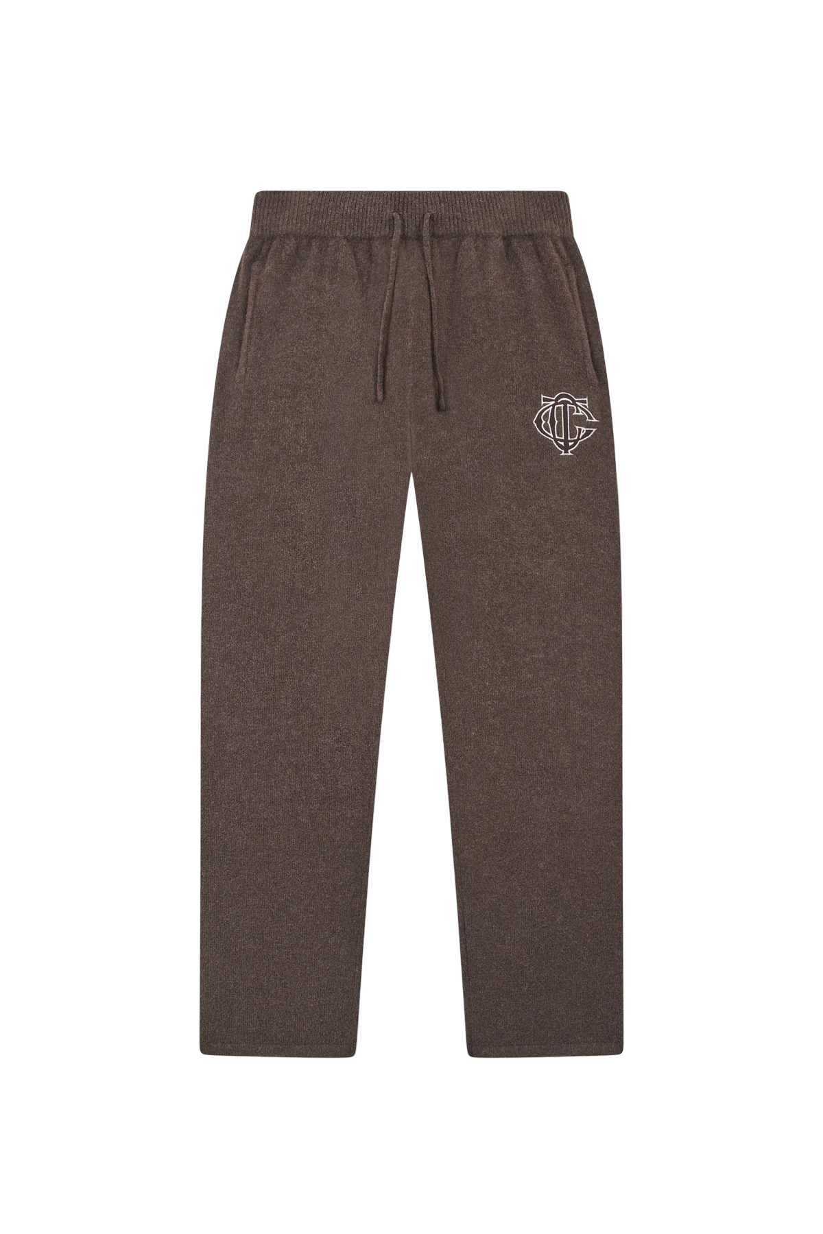 THE COUTURE CLUB MONOGRAM KNITTED JOGGER