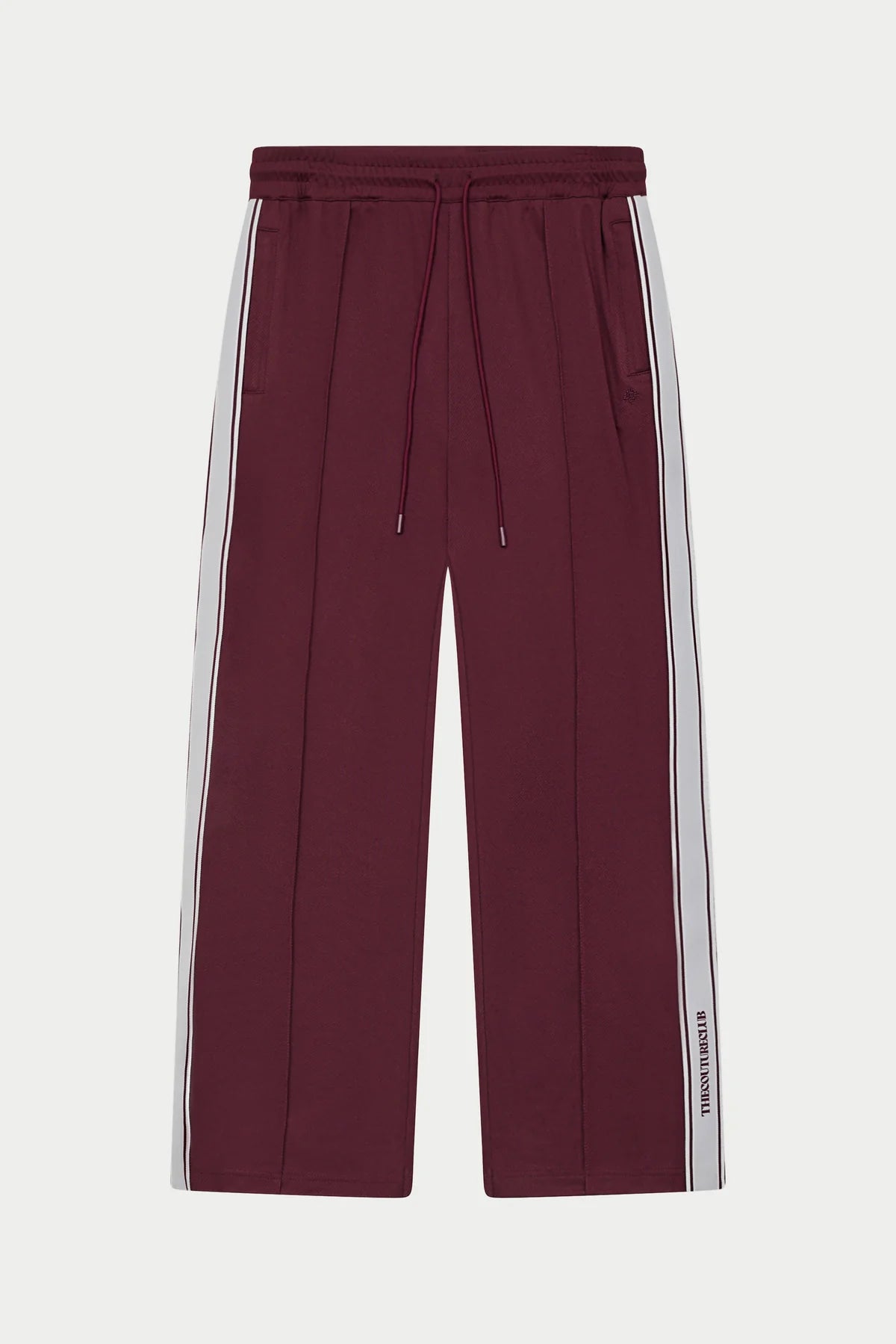 THE COUTURE CLUB TAPE MESH JOGGER - BURGUNDY