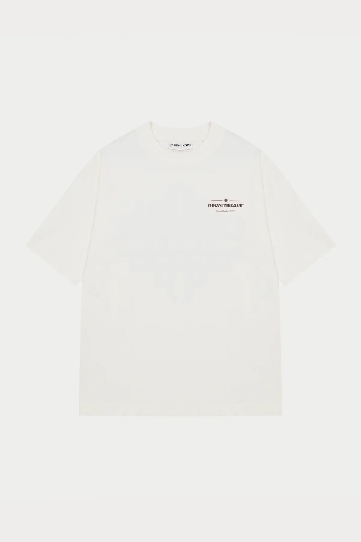 THE COUTURE CLUB COPYRIGHT MULTI GRAPHIC T-SHIRT - OFF WHITE