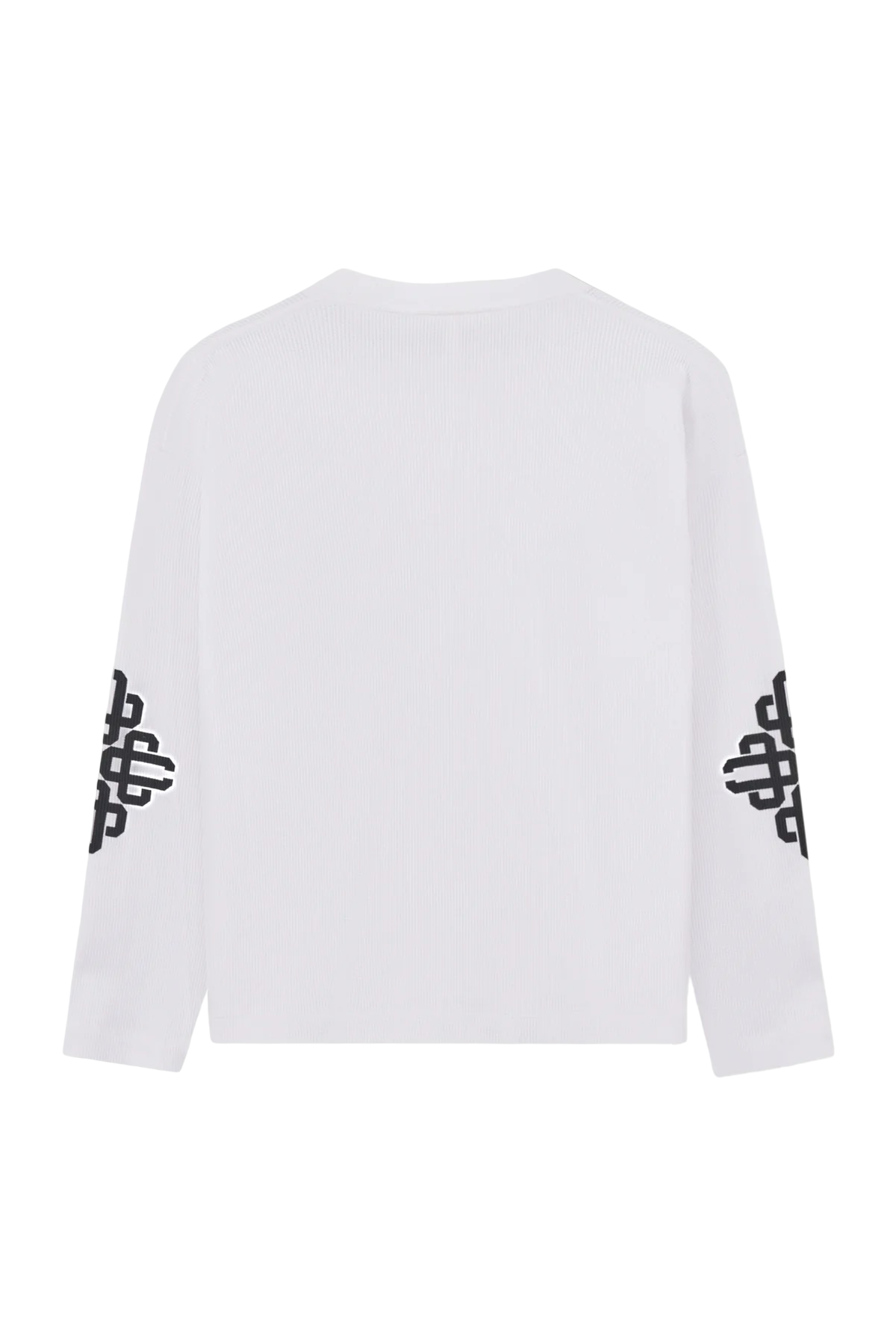 THE COUTURE CLUB EMBLEM WAFFLE LONG SLEEVE T-SHIRT