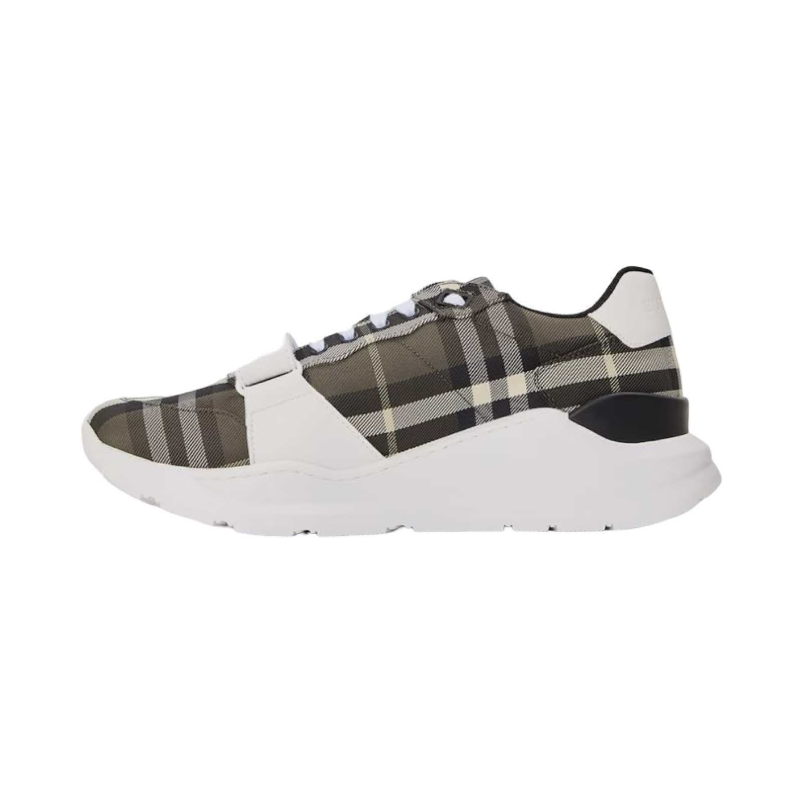 BURBERRY REGIS CHECK COTTON TRAINERS