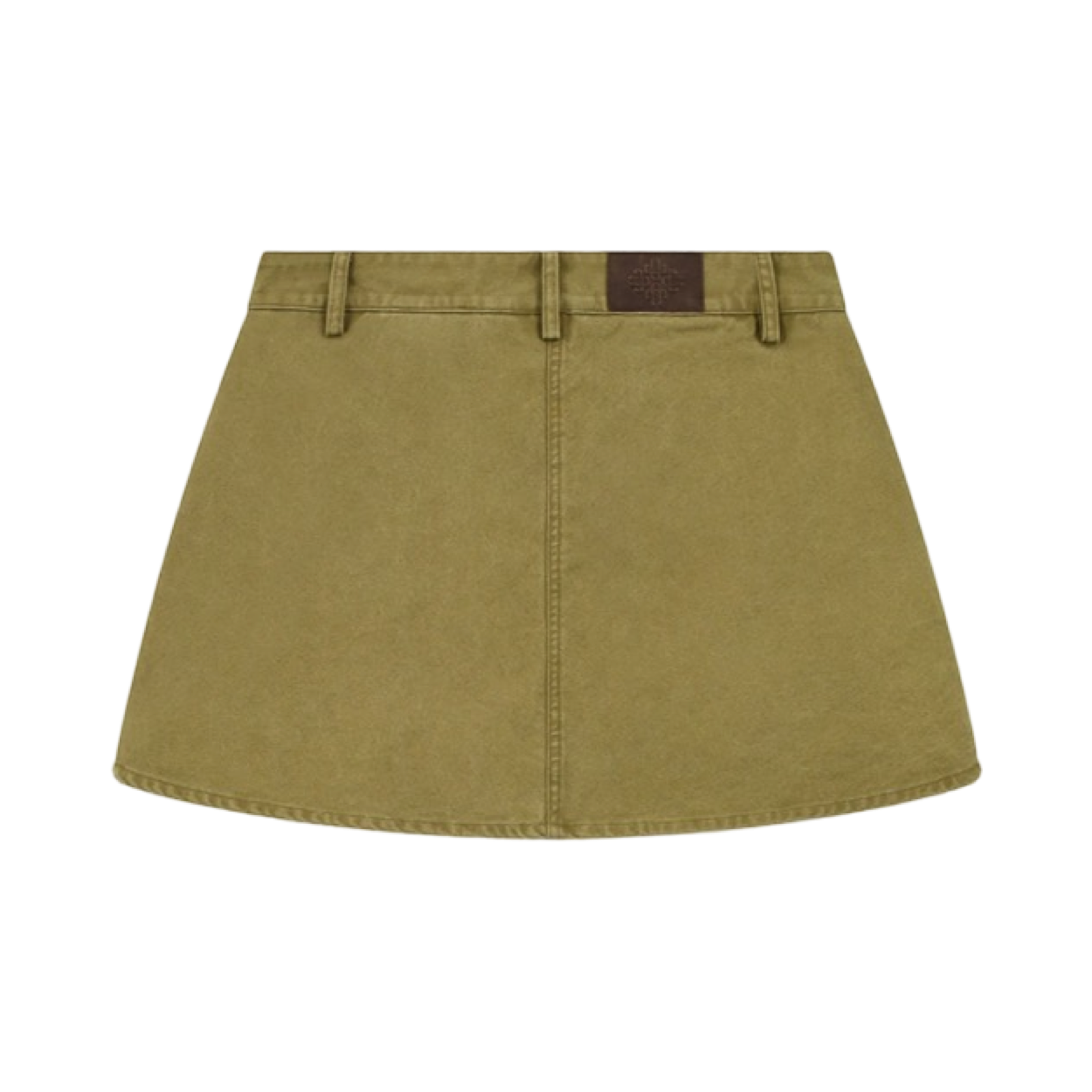 THE COUTURE CLUB WASHED MINI SKORT KHAKI
