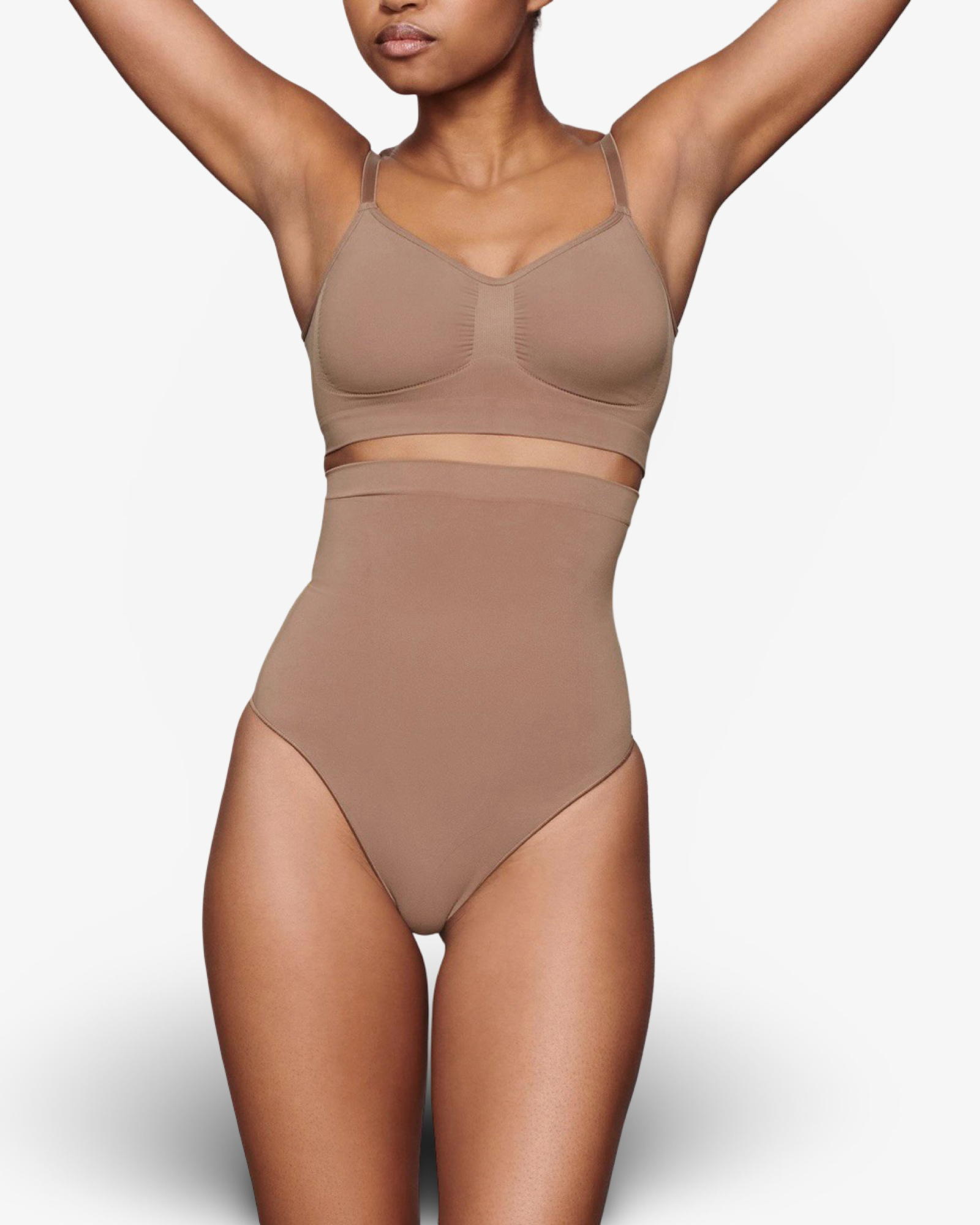 SKIMS SEAMLESS SCULPT HIGH WAISTED THONG - SIENNA
