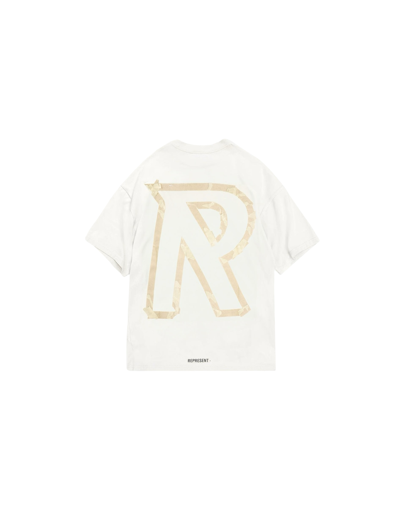 REPRESENT MASKING TAPE INITIAL T-SHIRT
