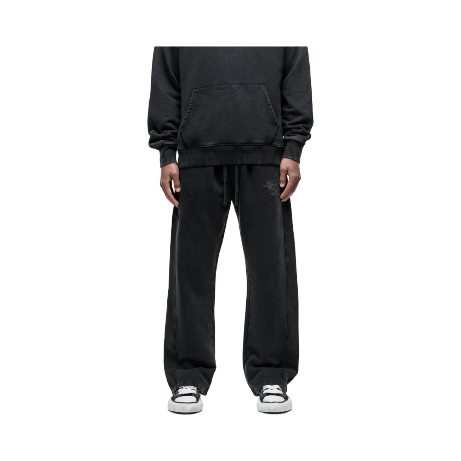 GFN ATELIER WASHED BLACK SWEATPANTS