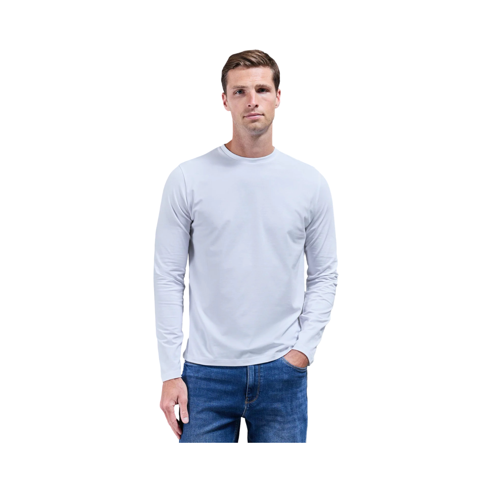 ARNE LONG SLEEVE T-SHIRT WHITE