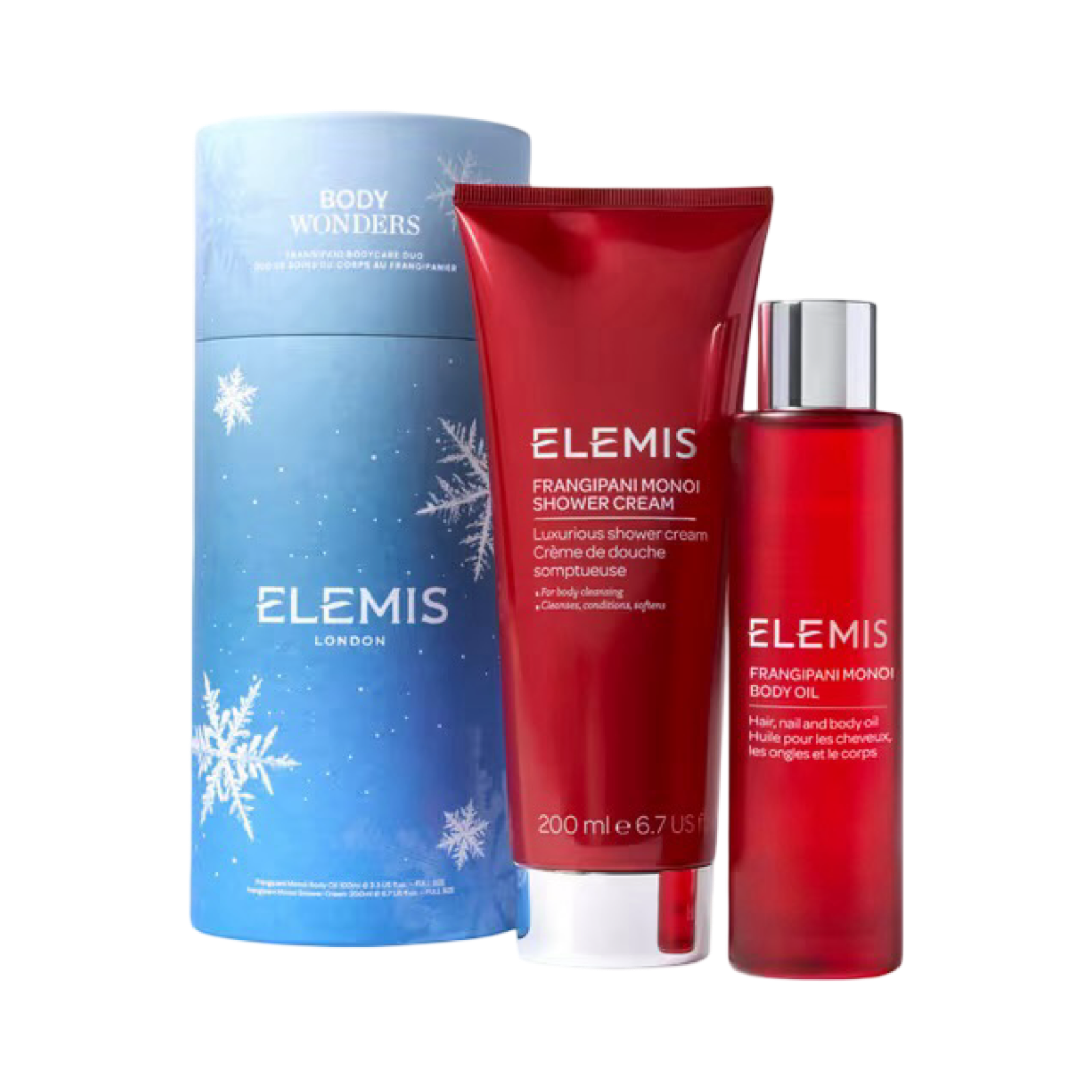 ELEMIS BODY WONDERS FRANGIPANI BODY CARE DUO GIFT SET