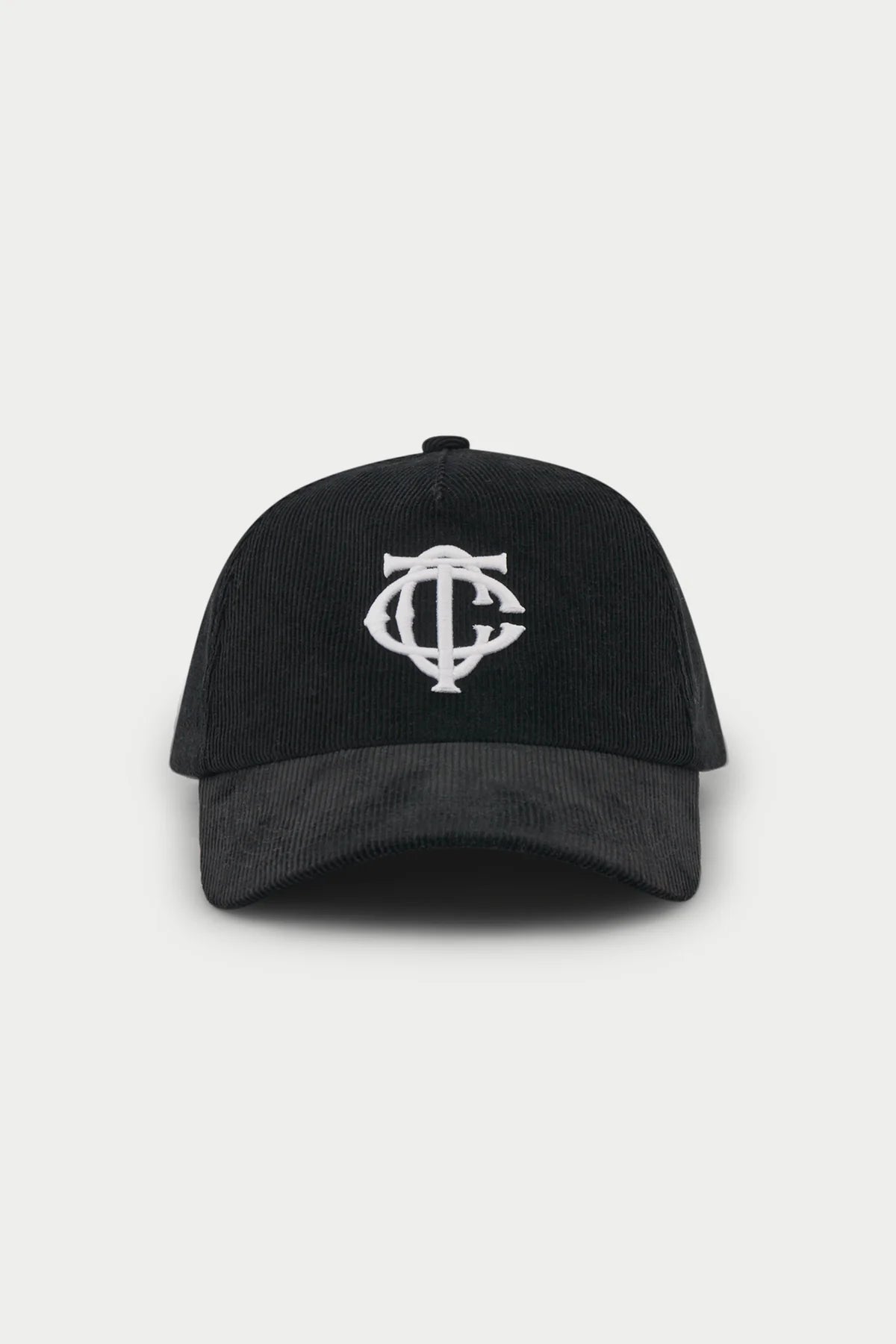 THE COUTURE CLUB MONOGRAM CORD CAP - BLACK