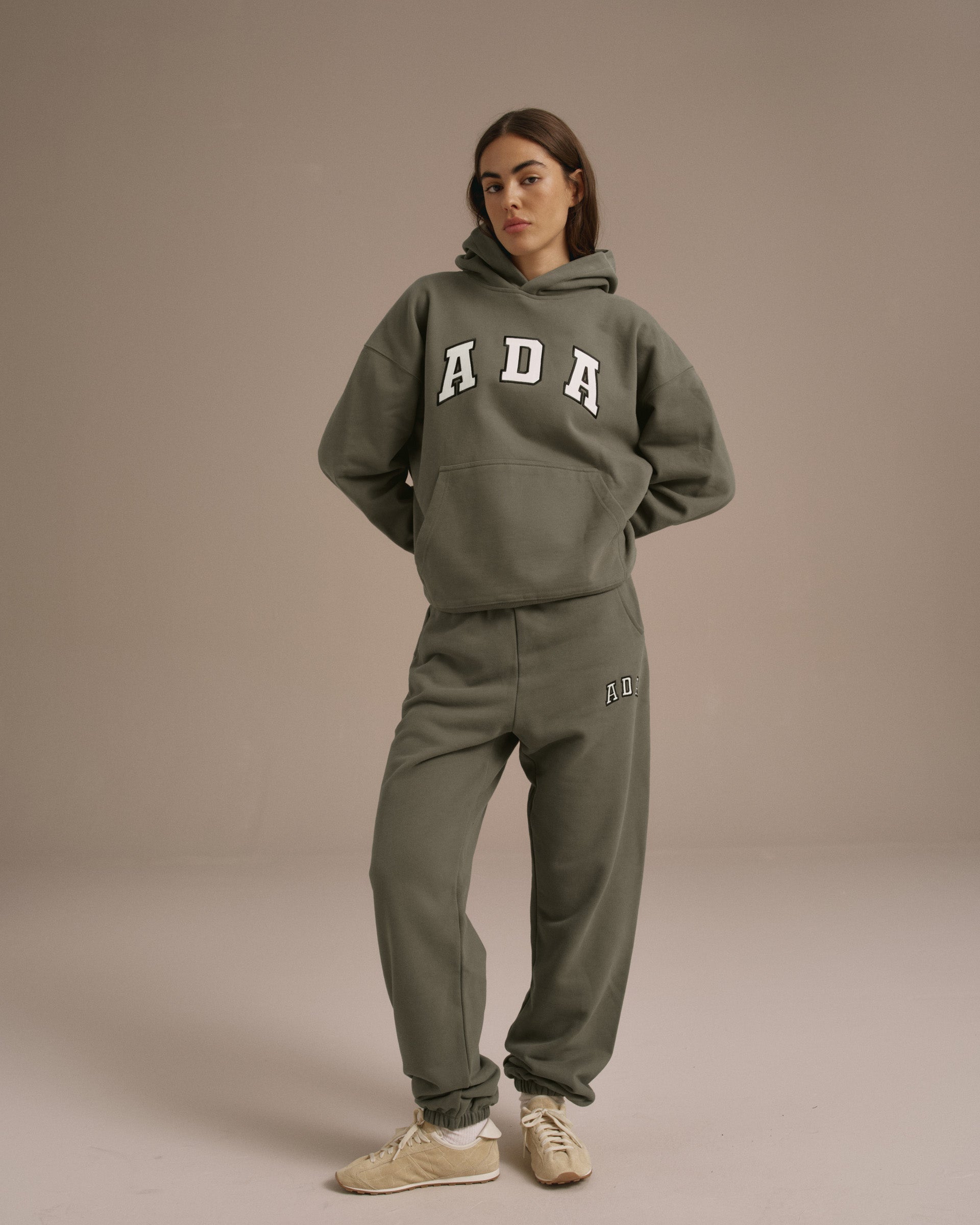 Adanola Ada Oversized Hoodie - Olive Green