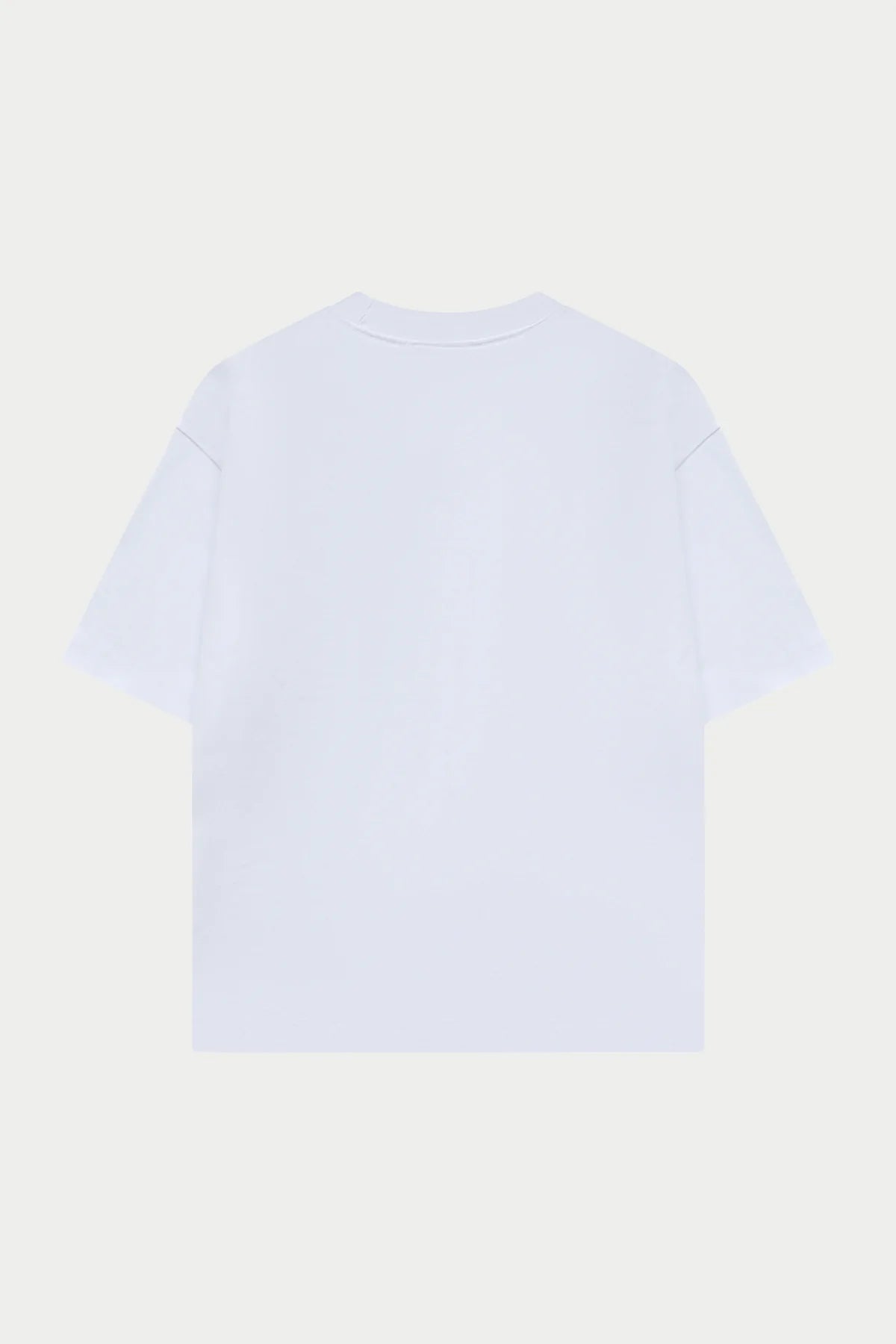 THE COUTURE CLUB APPLIQUE MONOGRAM EMBLEM T-SHIRT - WHITE/BLACK