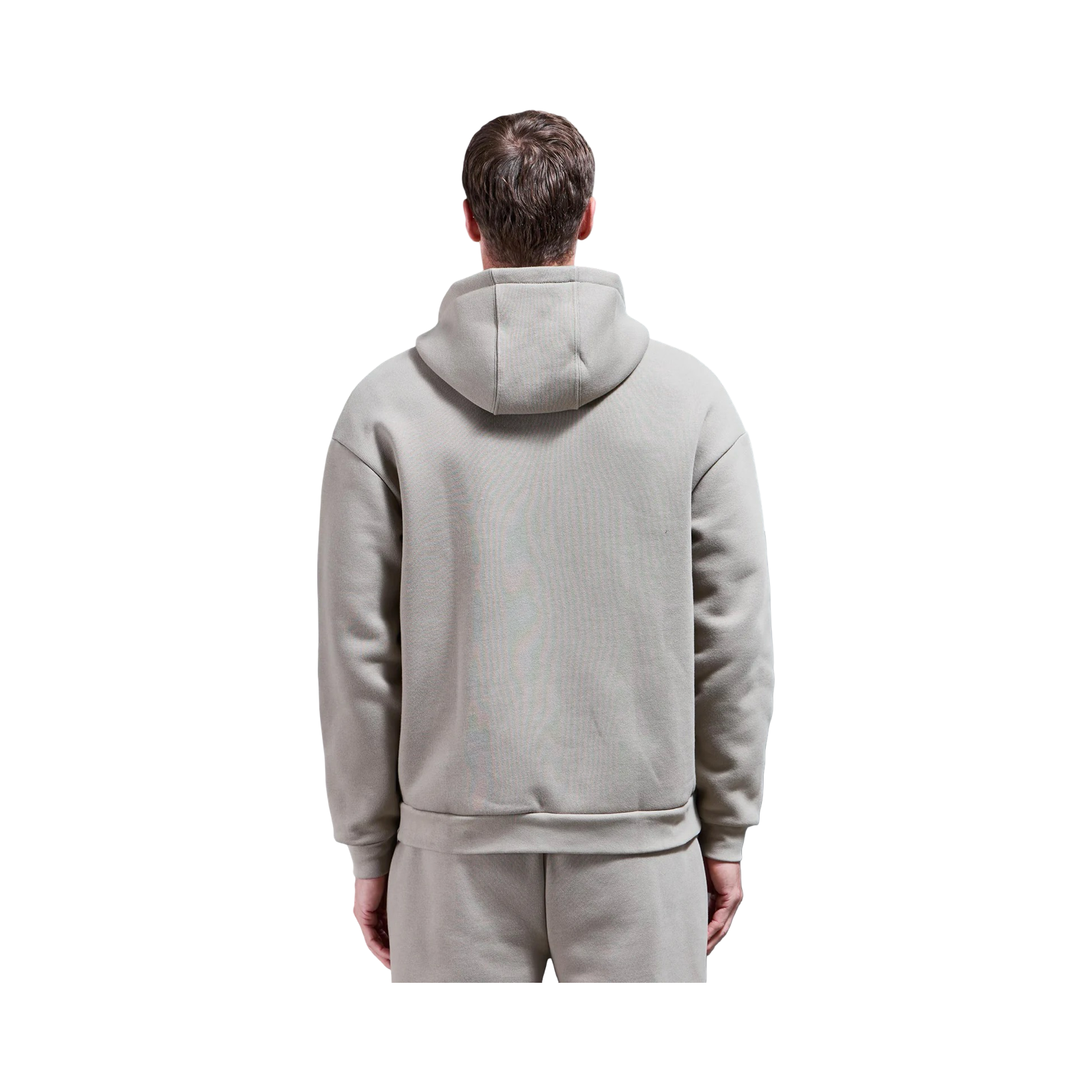 ARNE RELAXED ZIP THROUGH HOODIE STONE
