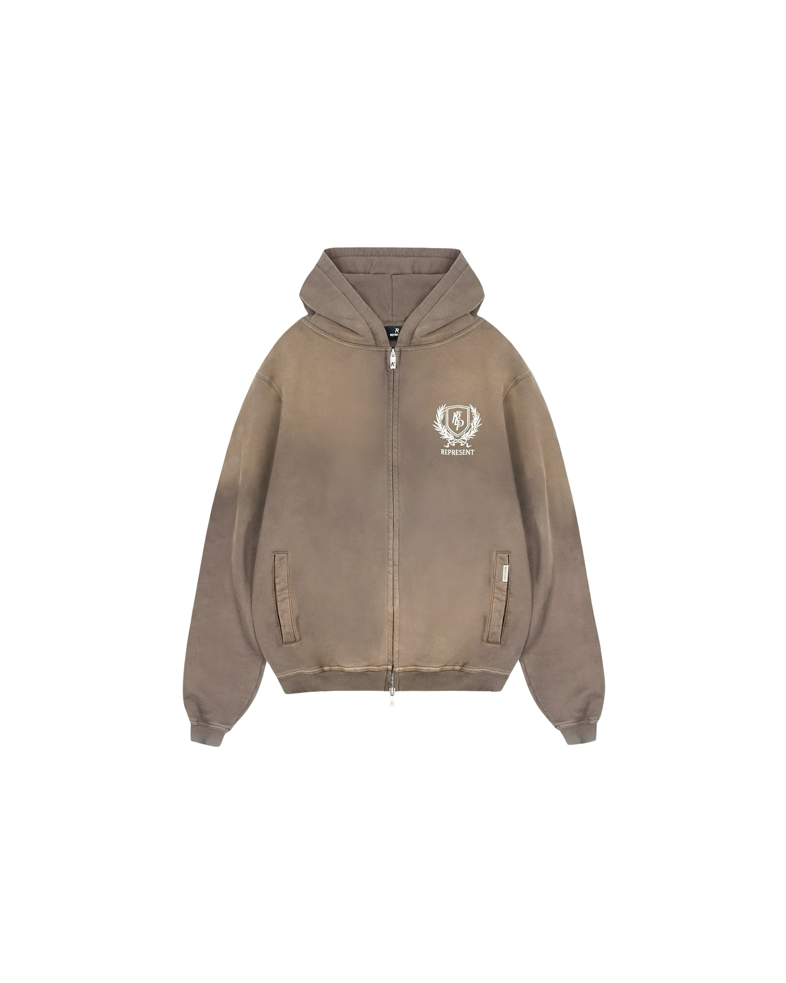 REPRESENT CREST ZIP HOODIE