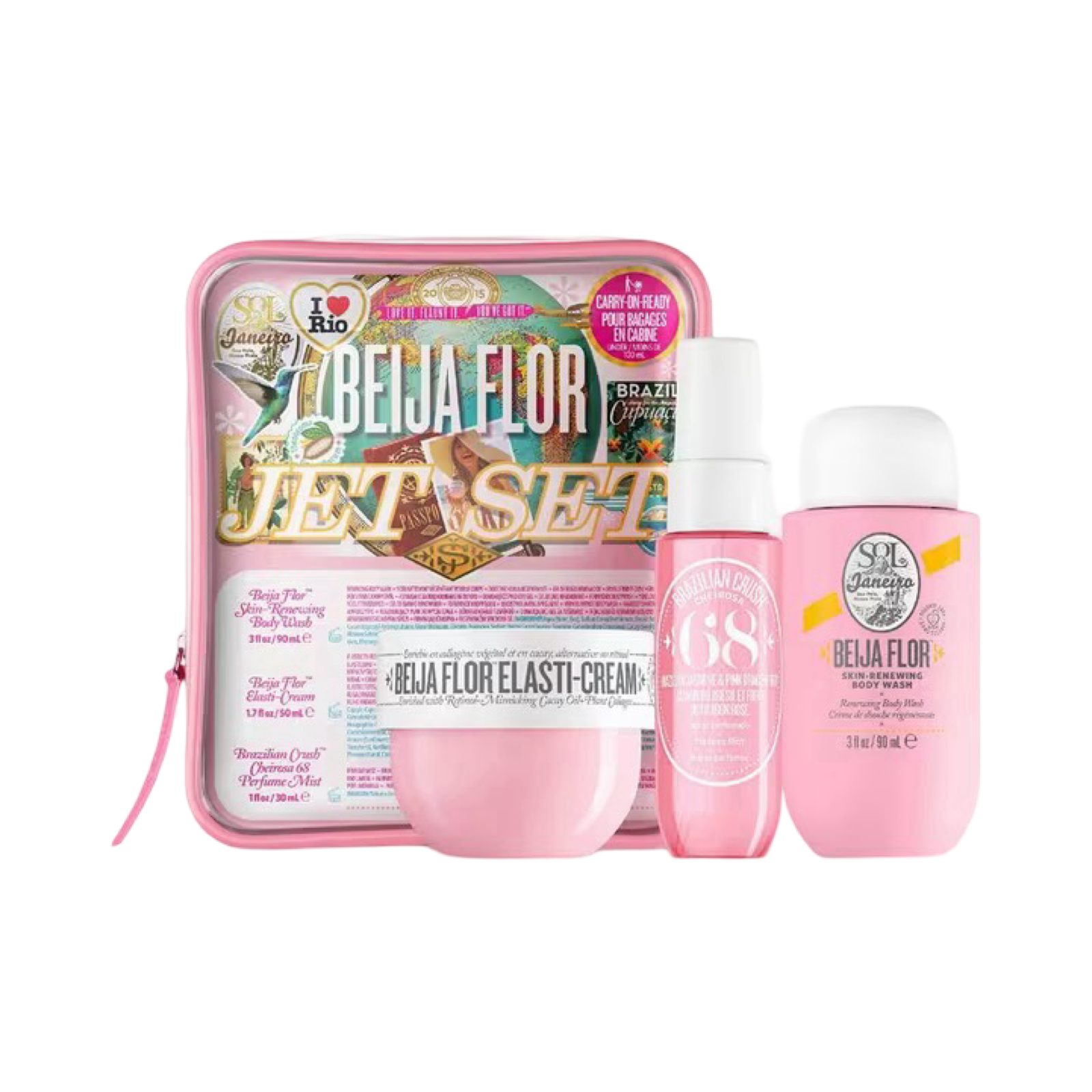 SOL DE JANEIRO BEIJA FLOR JET SET BODYCARE GIFT SET