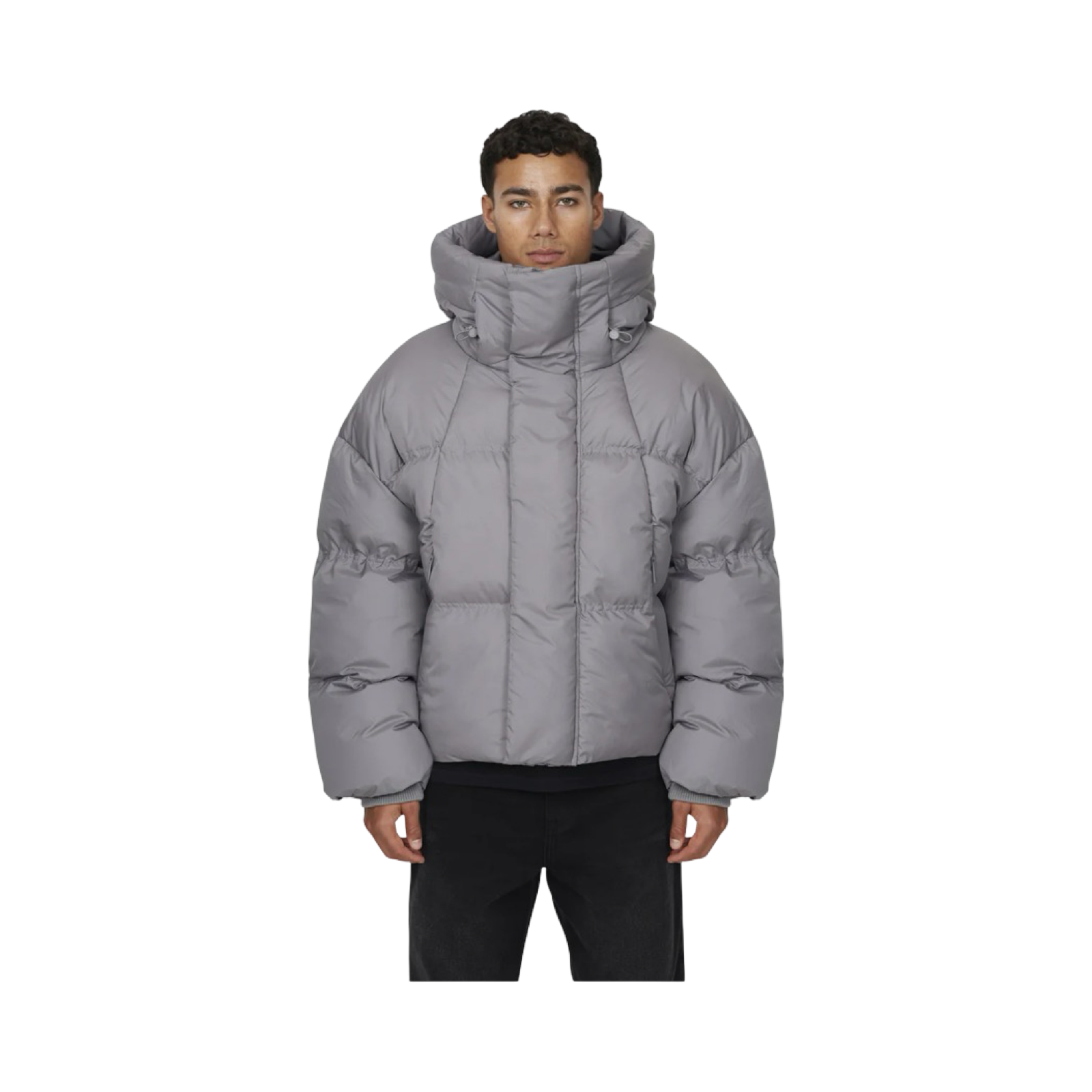 GFN SQUAD RIPSTOP BLACK PUFFER JACKET