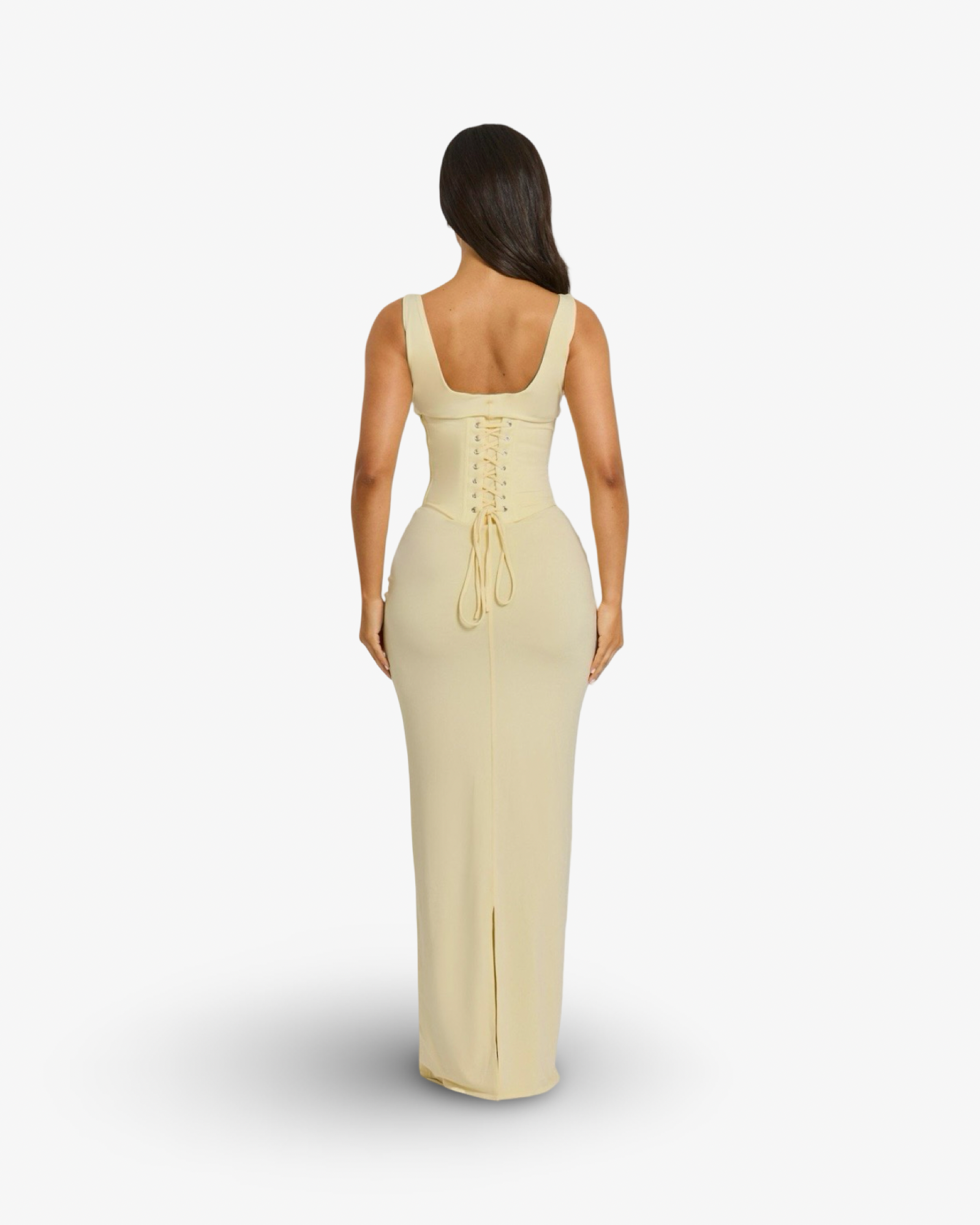 MARS THE LABEL SANDRA MAXI DRESS - LEMON