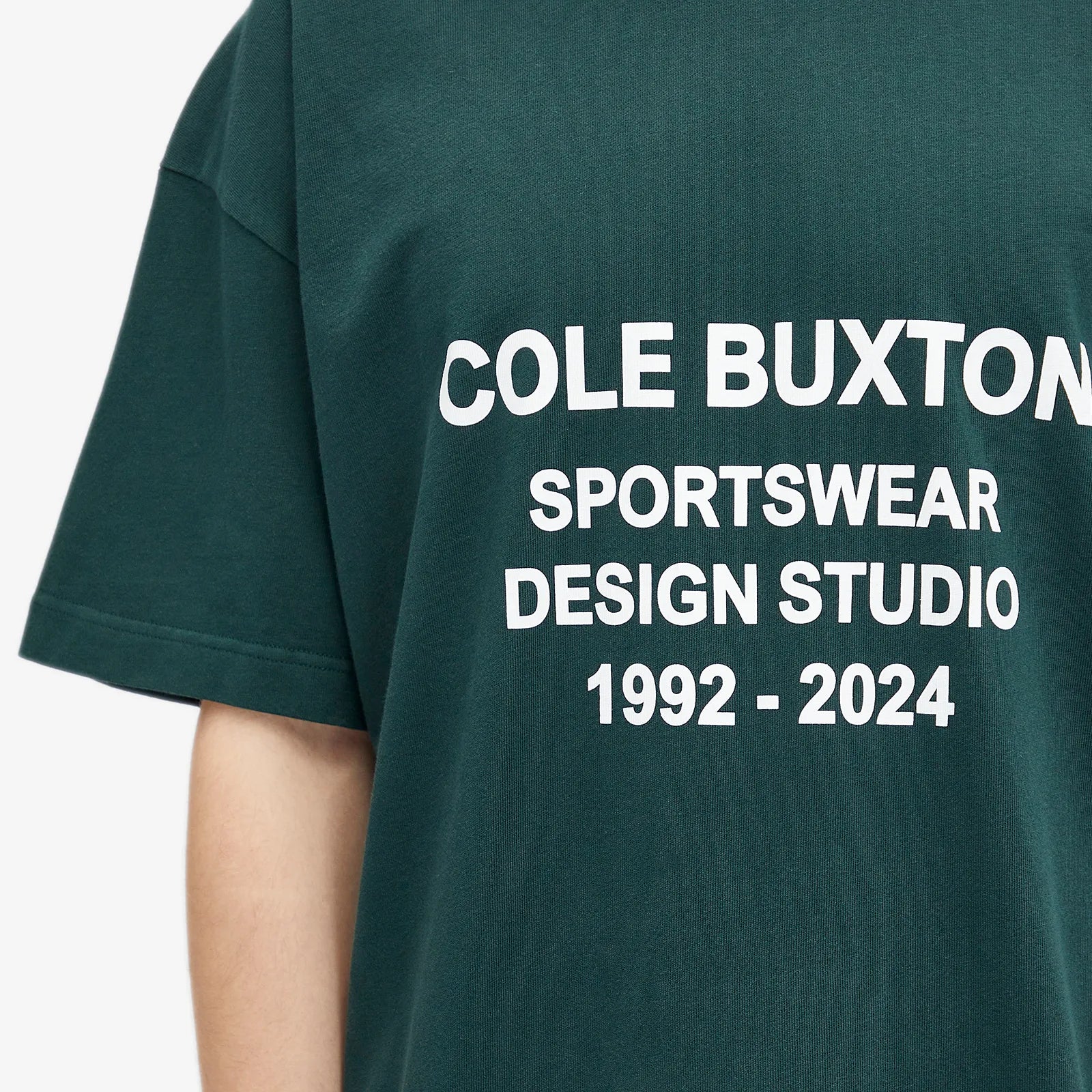 COLE BUXTON DESIGN STUDIO T-SHIRT - FOREST GREEN