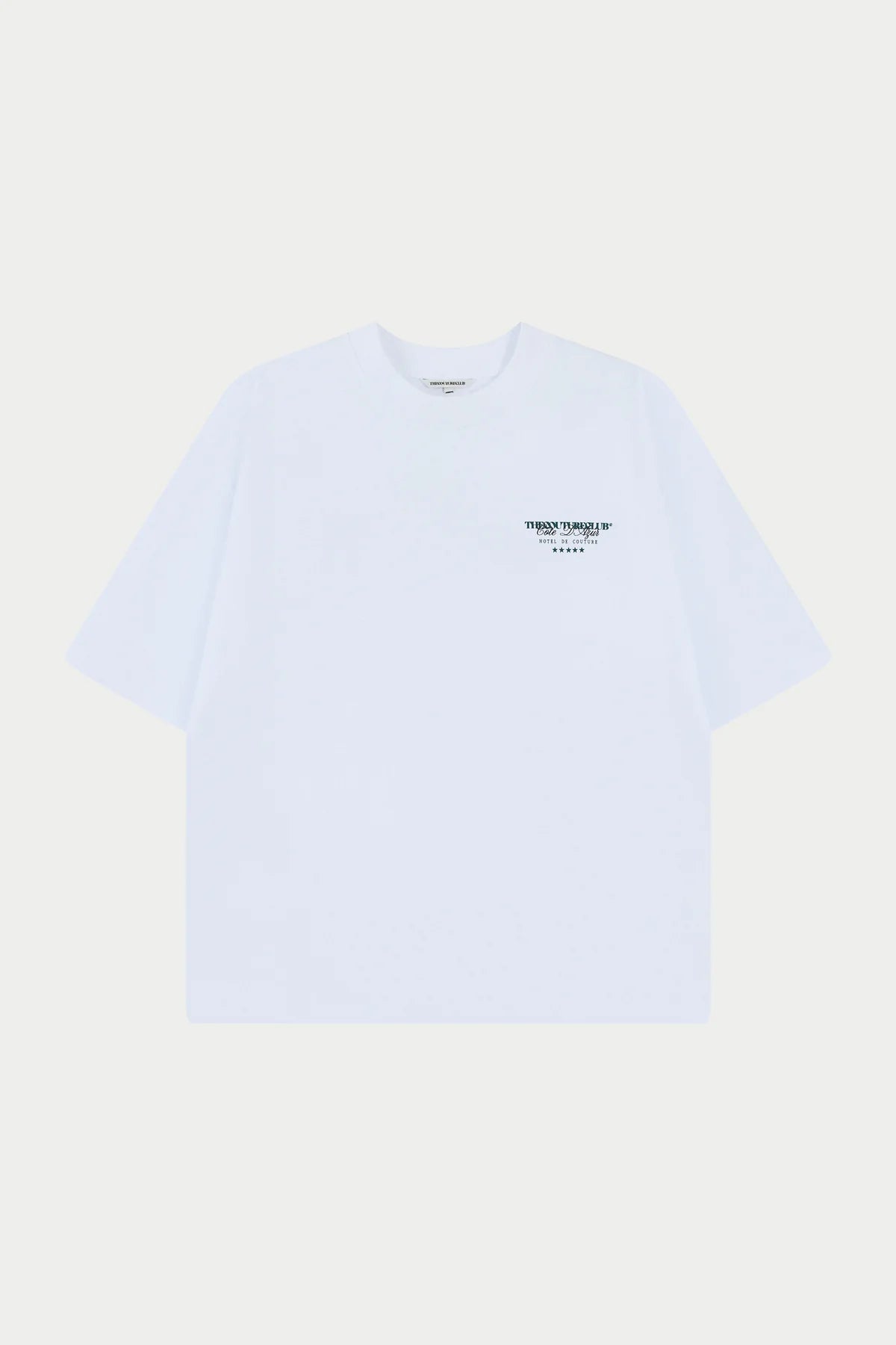 THE COUTURE CLUB HOTEL DE COUTURE T-SHIRT - WHITE/GREEN