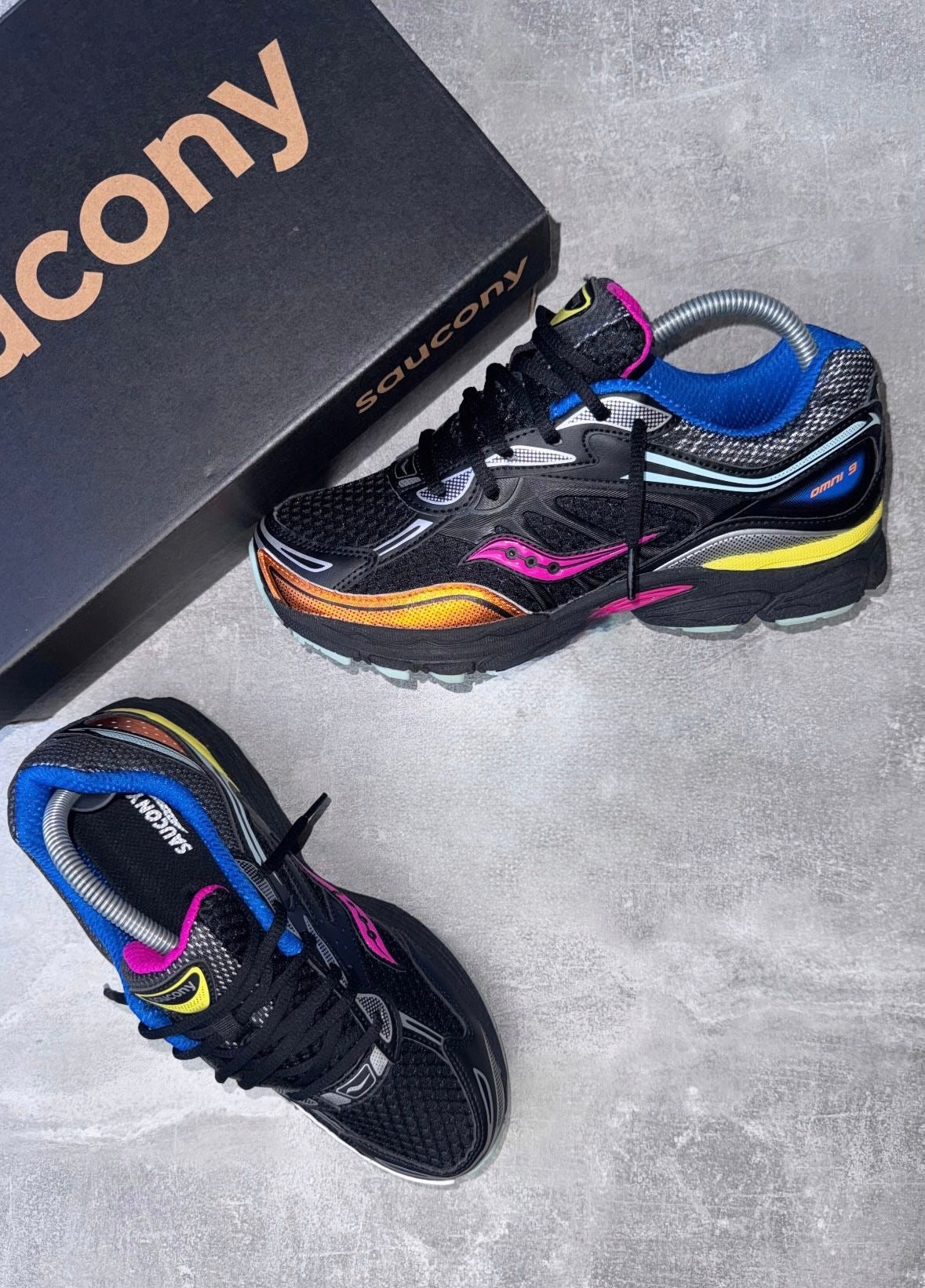 Saucony Omni 9 Junior - Black Multi