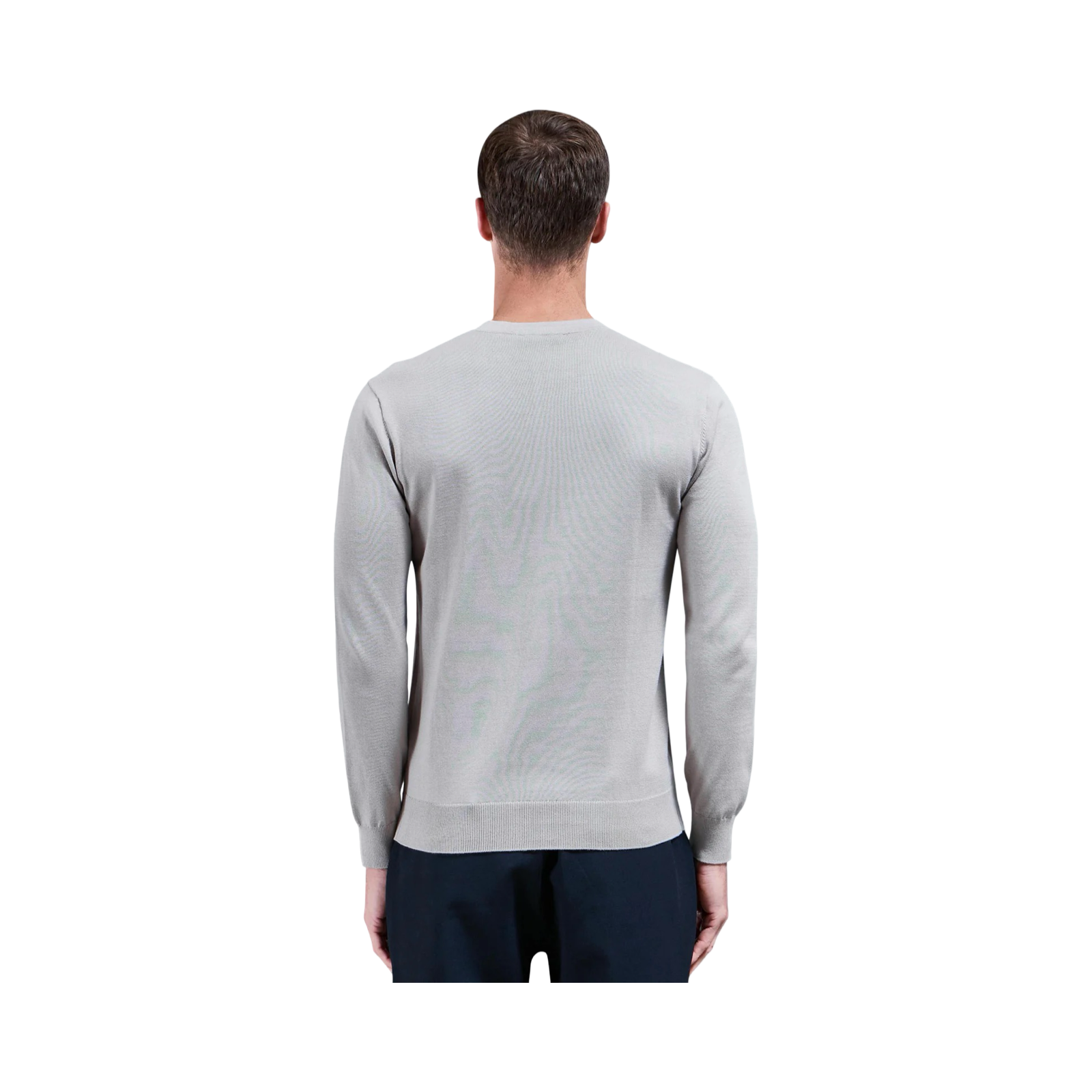 ARNE COTTON KNITTED SWEATSHIRT STONE