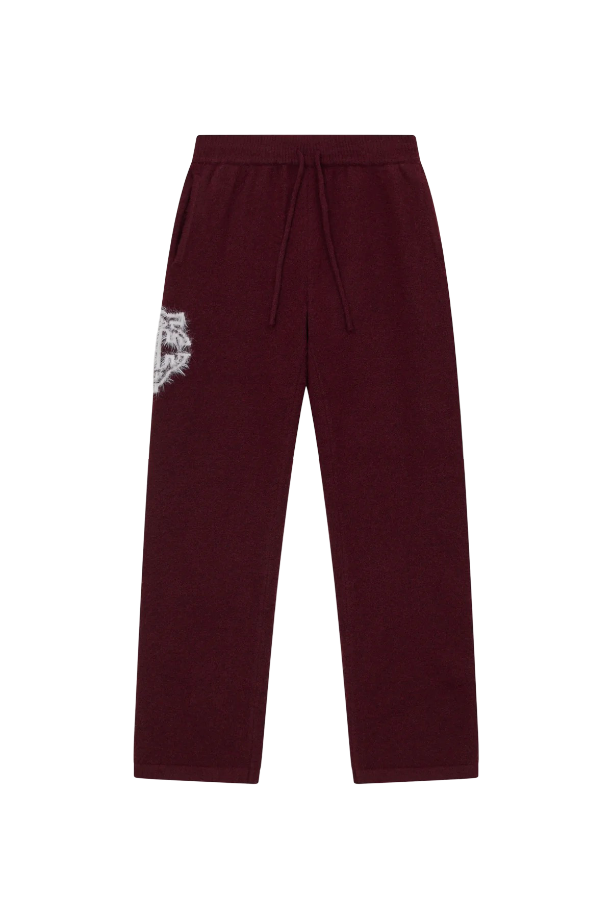 THE COUTURE CLUB MONOGRAM FLUFFY KNIT PANT