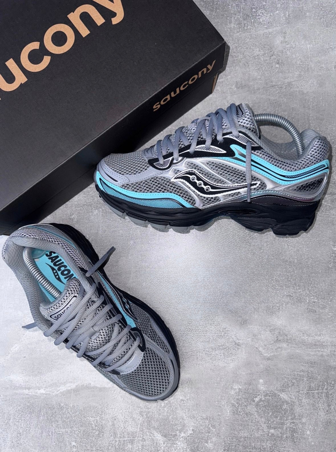 Saucony Omni 9 - Teal Grey