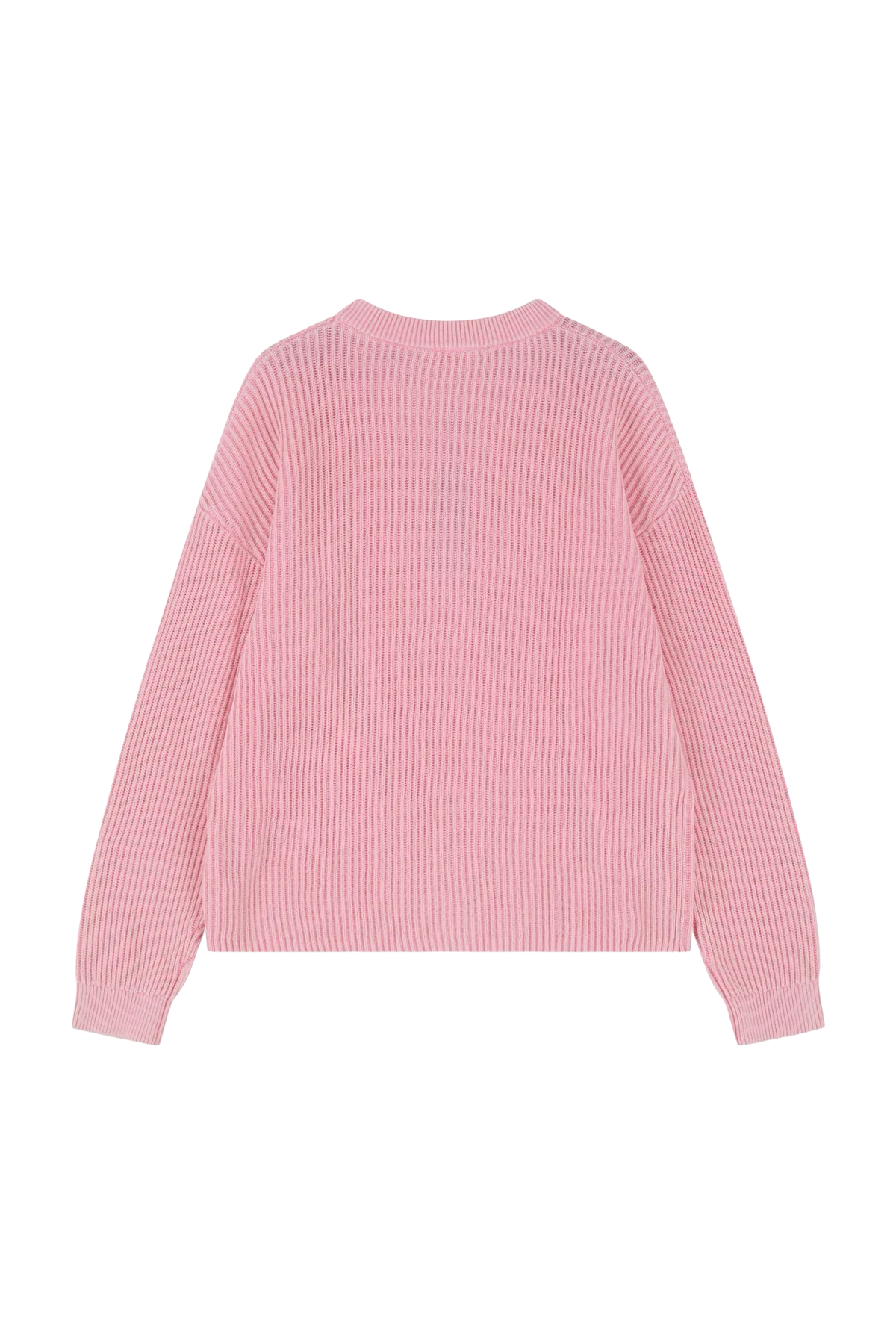THE COUTURE CLUB HEAVY WASHED RIBBED KNIT CREWNECK