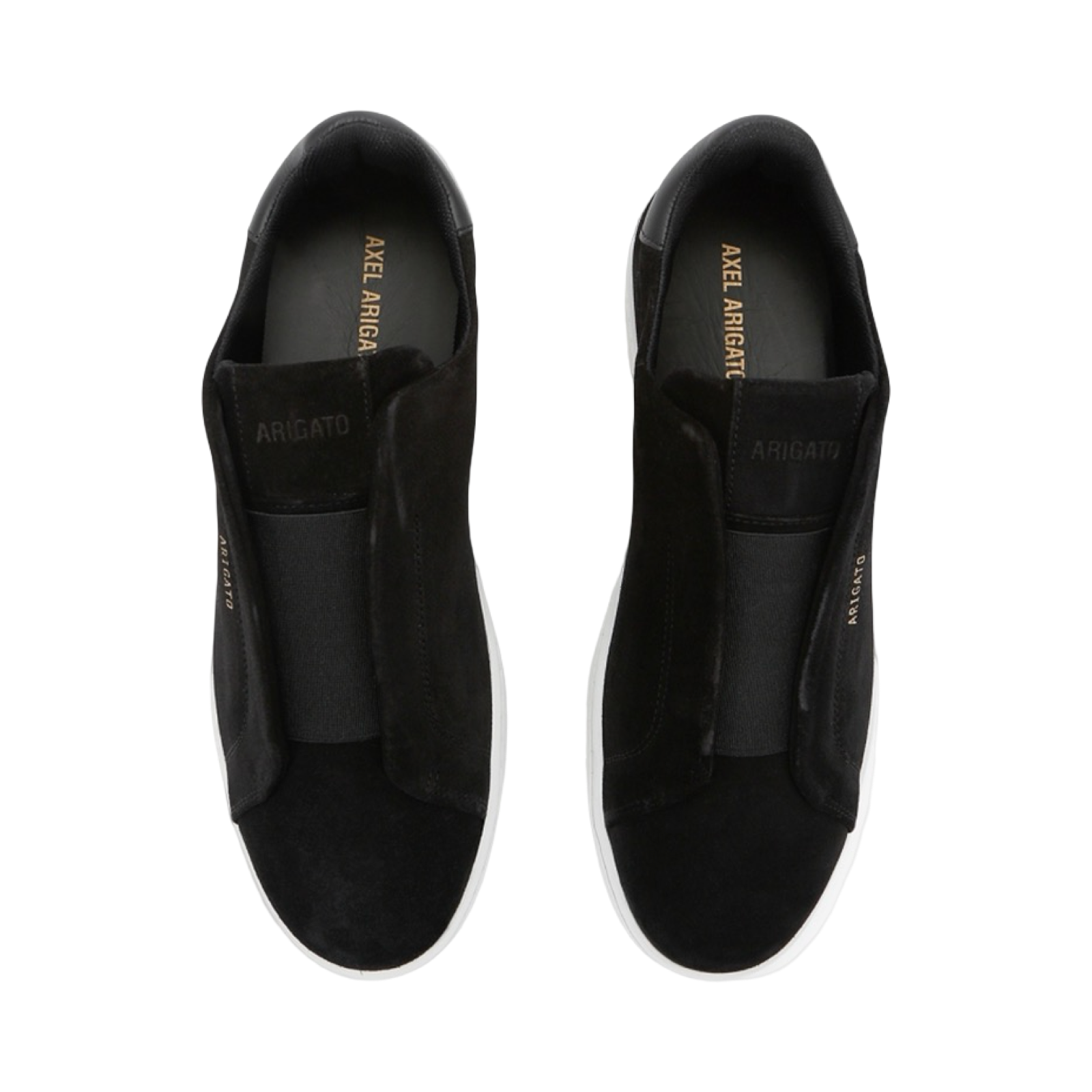 AXEL ARIGATO DICE LACELESS SUEDE LOW-TOP TRAINERS