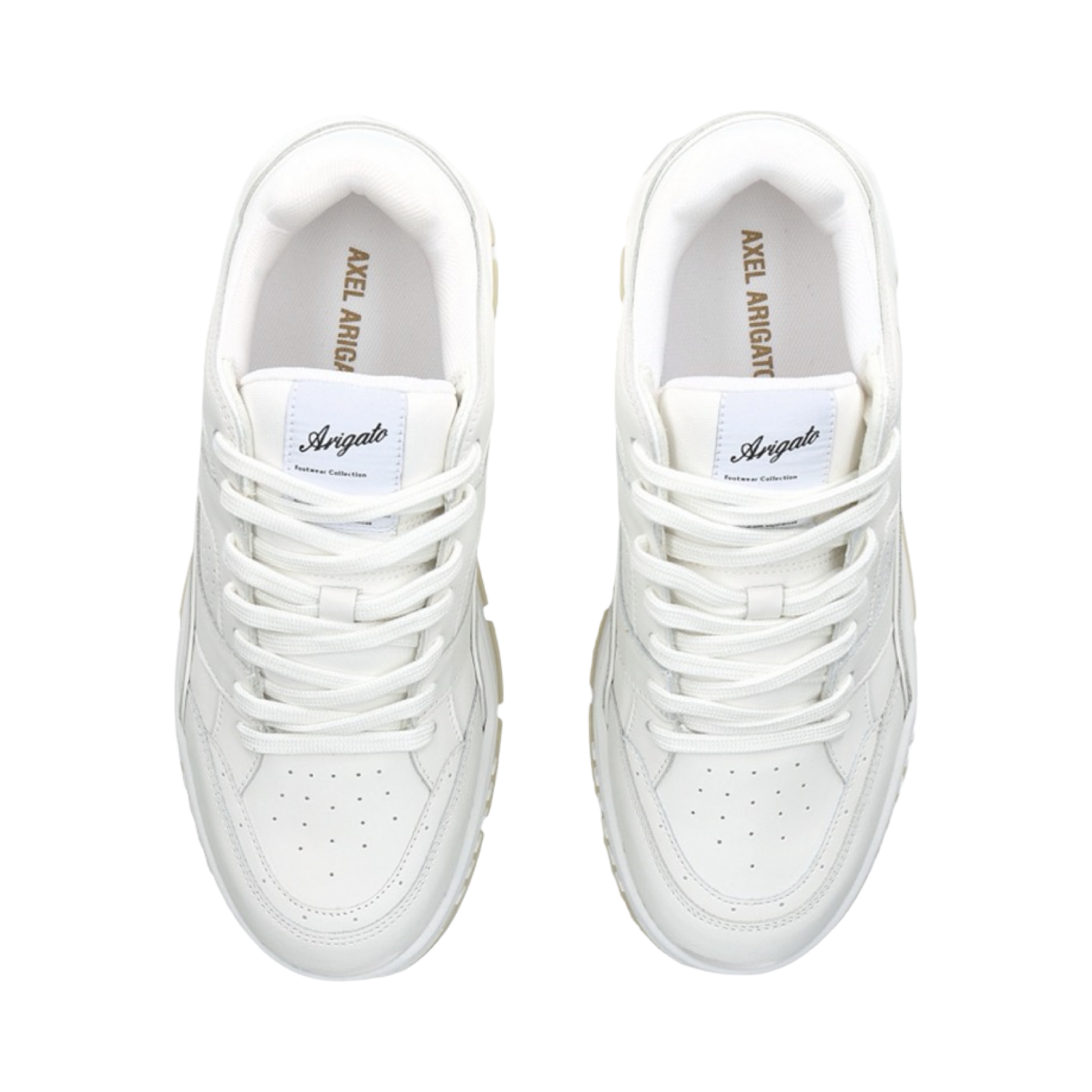 AXEL ARIGATO AREA LOW CHUNKY-SOLE LEATHER LOW-TOP TRAINERS